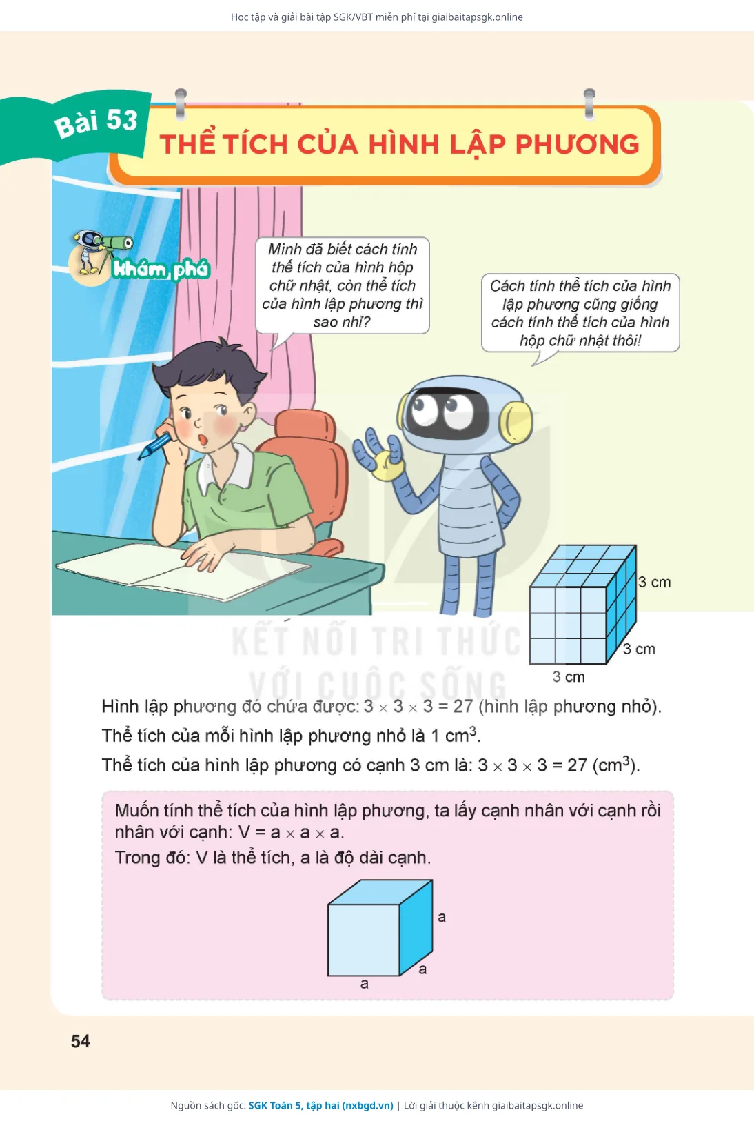 Trang 55 sách giáo khoa SGK Toán 5, tập hai thu nhỏ