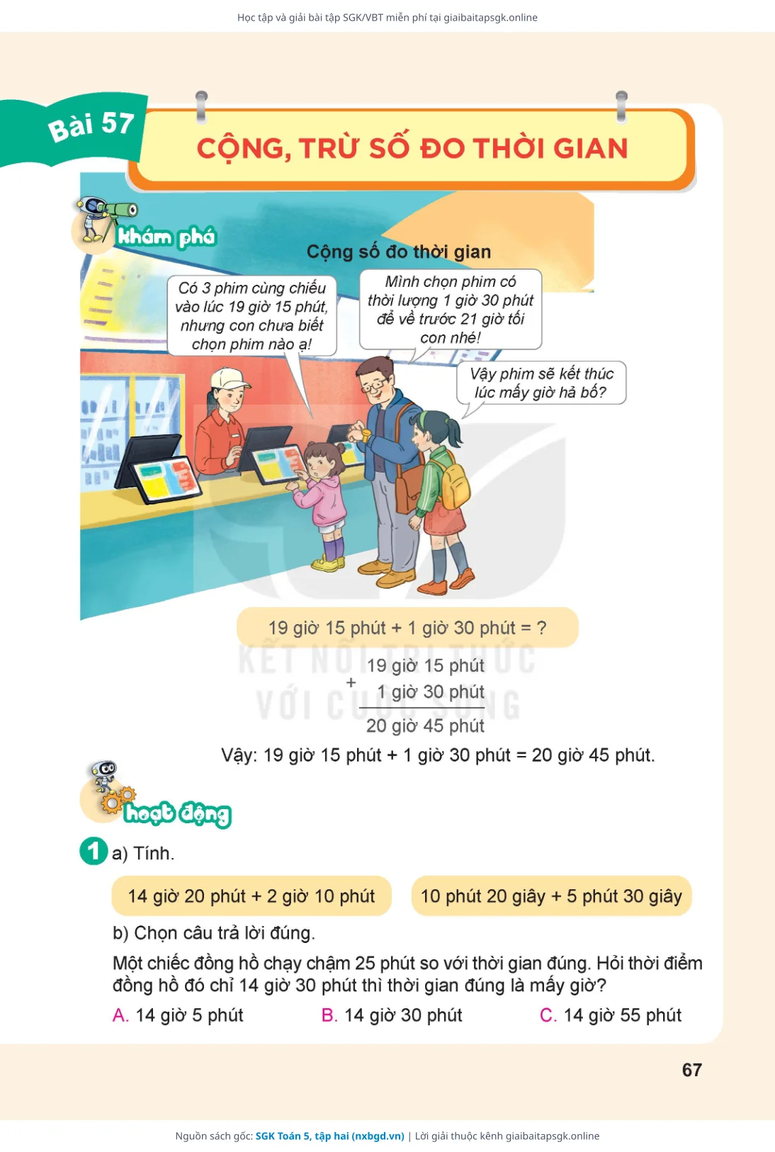 Trang 68 sách giáo khoa SGK Toán 5, tập hai thu nhỏ