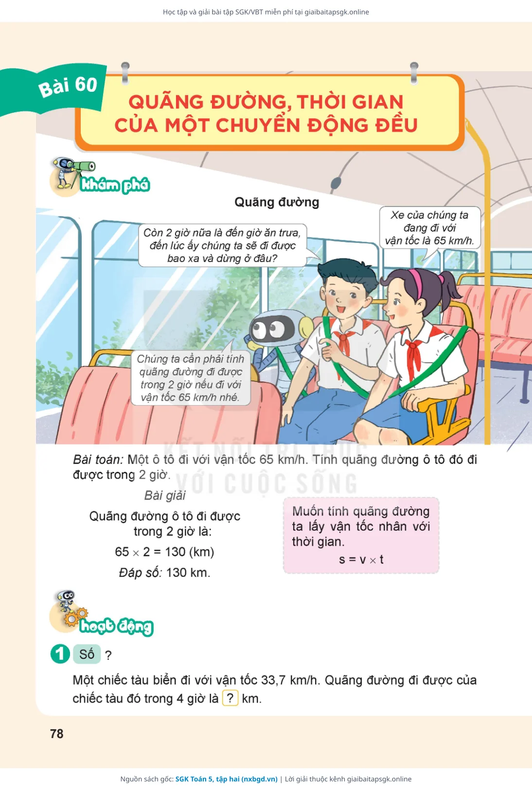 Trang 79 sách giáo khoa SGK Toán 5, tập hai thu nhỏ