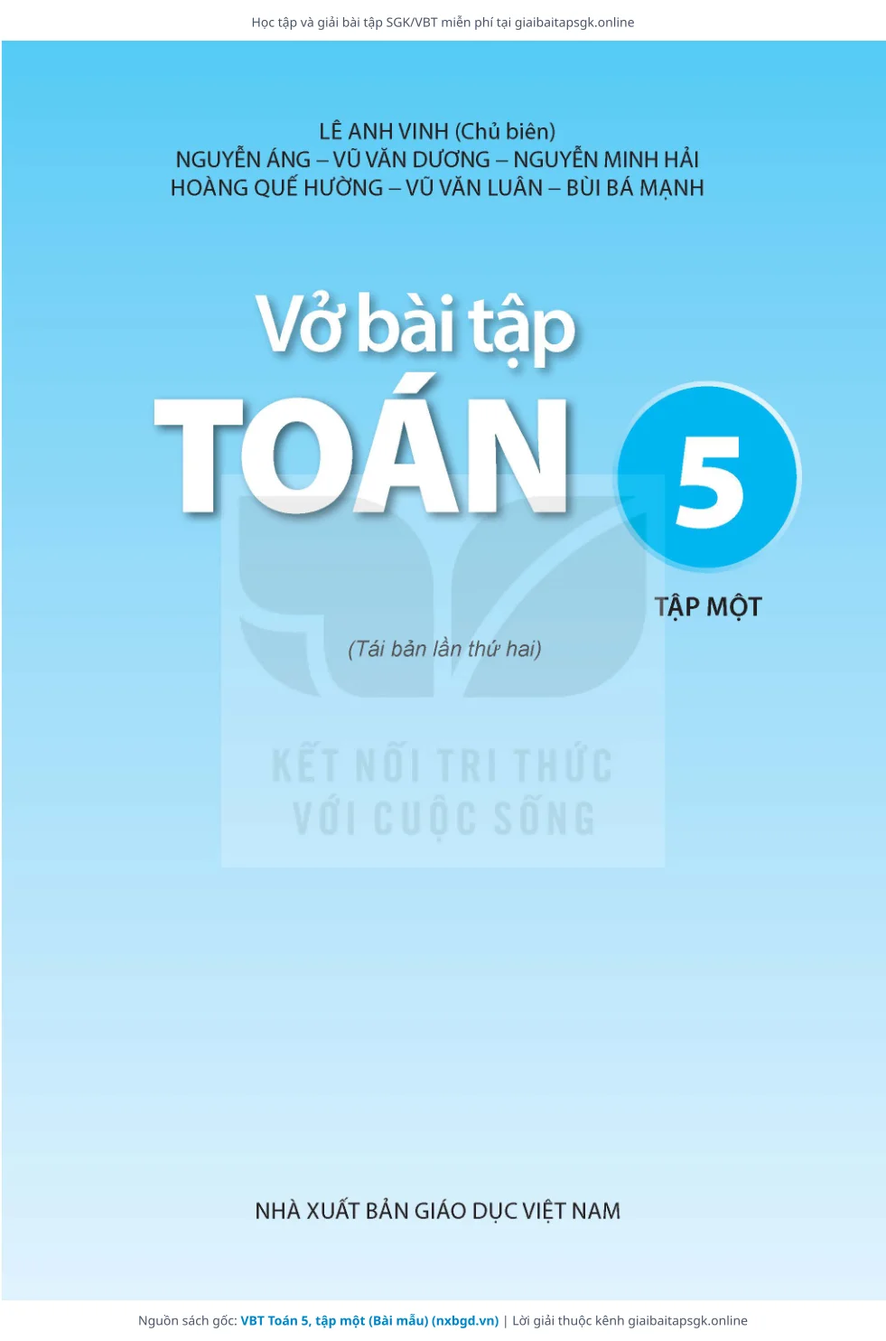 Trang 2 sách giáo khoa VBT Toán 5, tập một (Bài mẫu) thu nhỏ