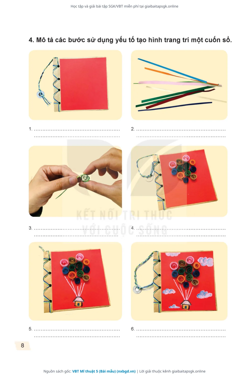 Trang 9 sách giáo khoa VBT Mĩ thuật 5 (Bài mẫu) thu nhỏ