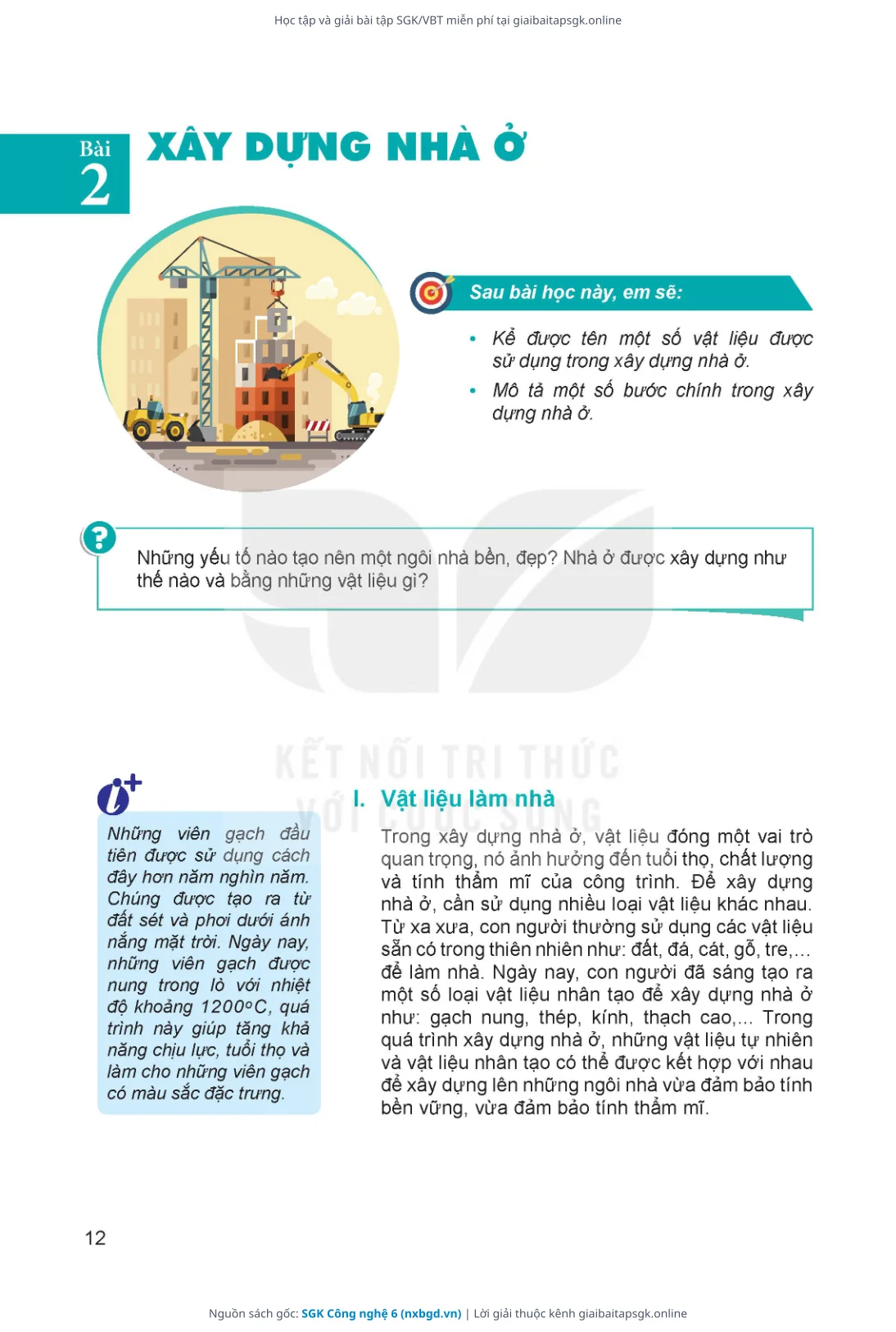 Trang 13 sách giáo khoa SGK Công nghệ 6 thu nhỏ