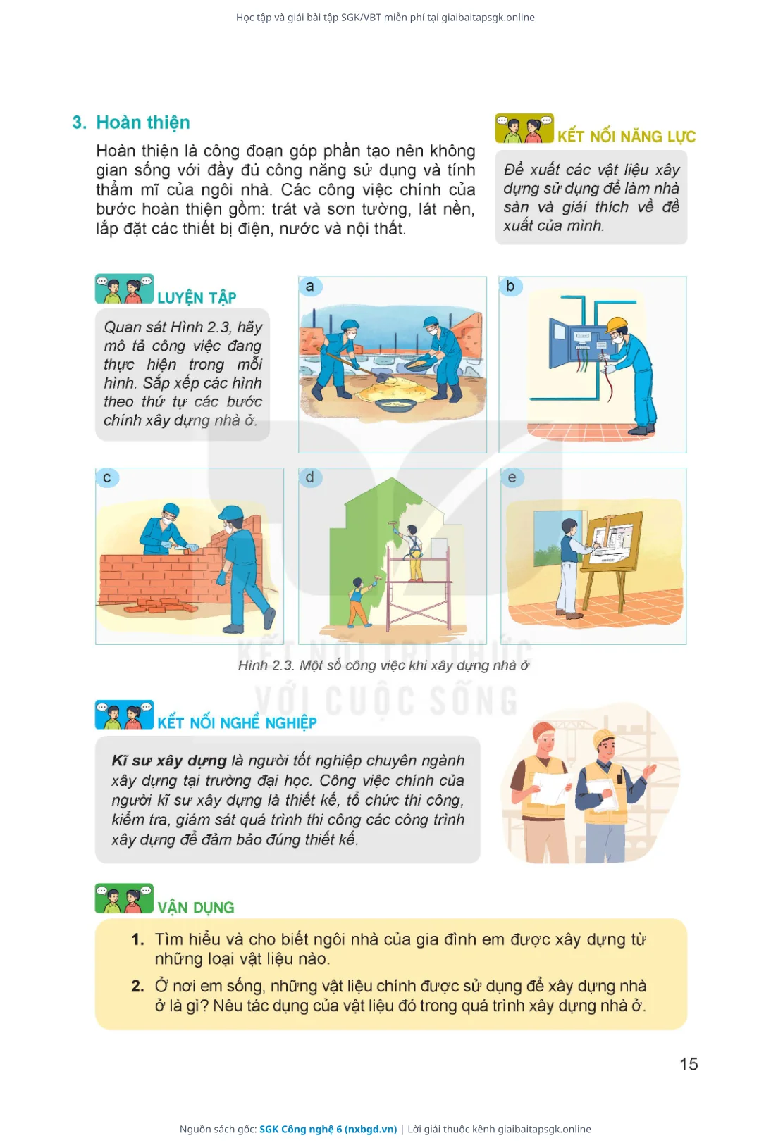 Trang 16 sách giáo khoa SGK Công nghệ 6 thu nhỏ