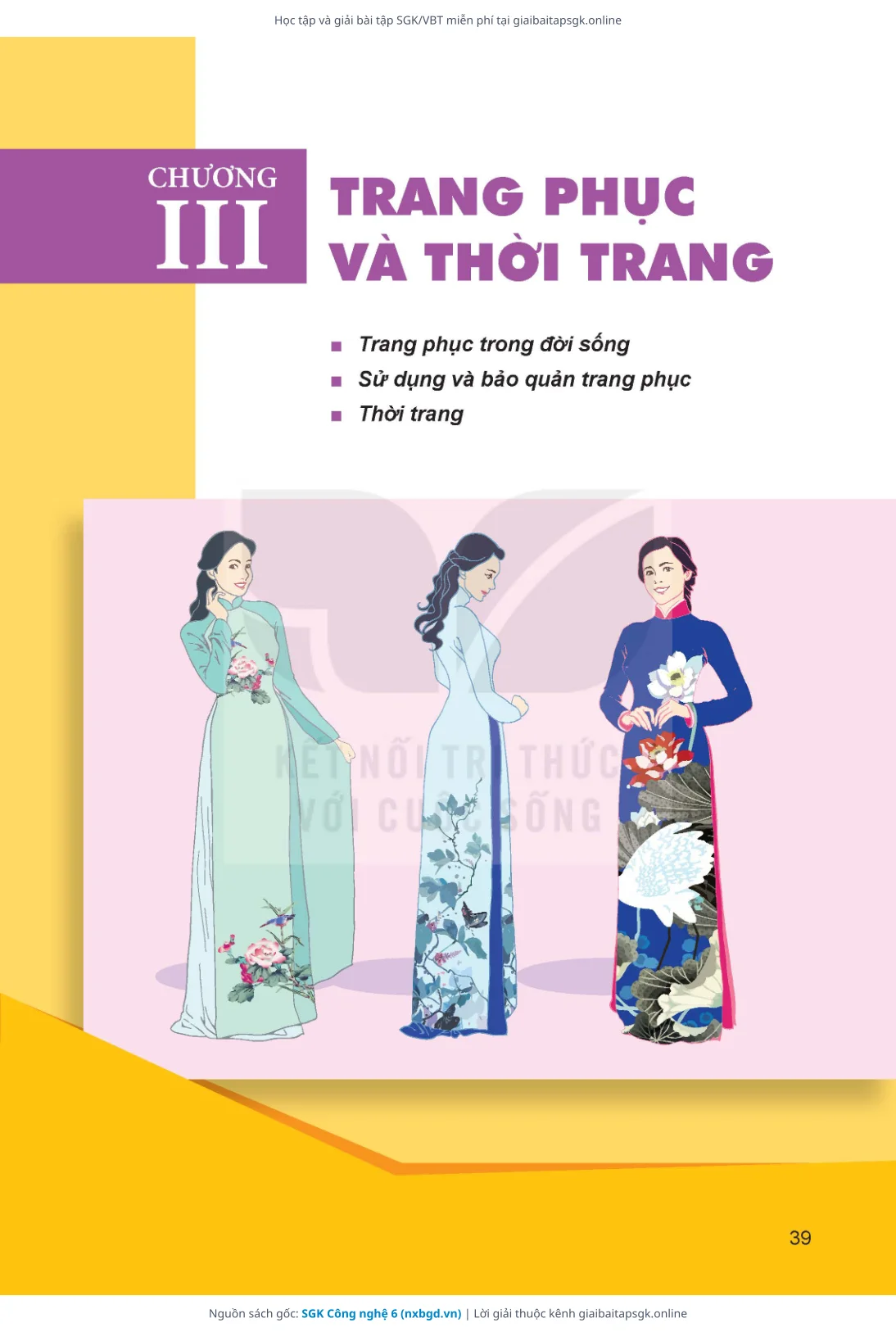 Trang 40 sách giáo khoa SGK Công nghệ 6 thu nhỏ