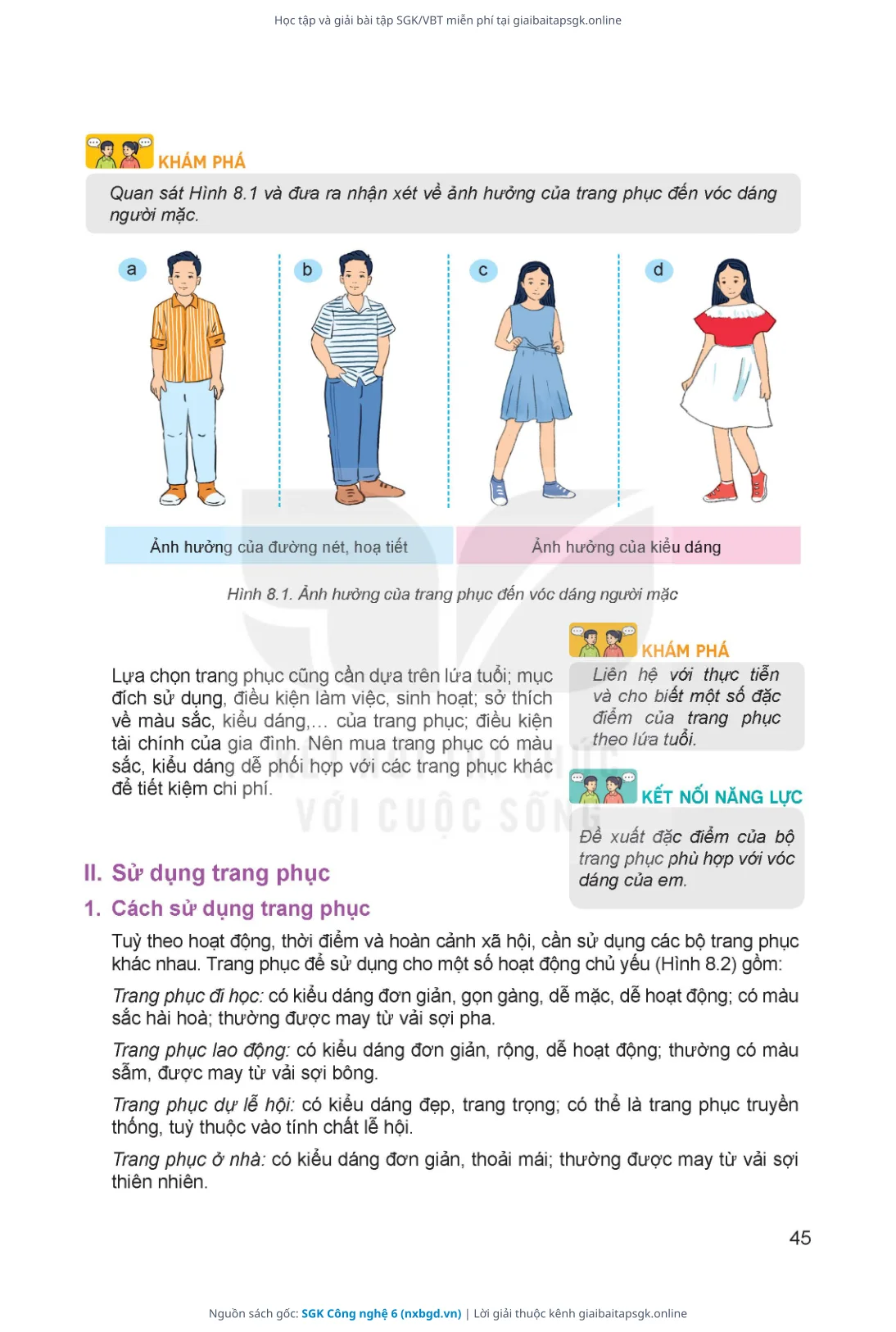 Trang 46 sách giáo khoa SGK Công nghệ 6 thu nhỏ