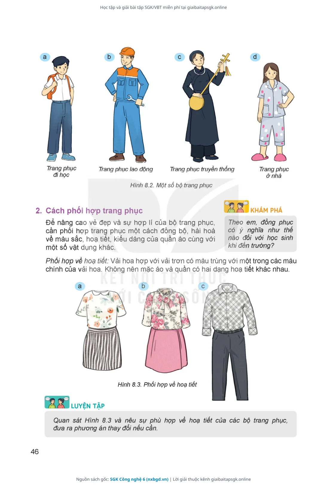 Trang 47 sách giáo khoa SGK Công nghệ 6 thu nhỏ