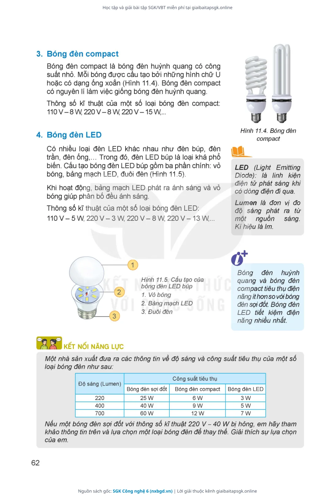 Trang 63 sách giáo khoa SGK Công nghệ 6 thu nhỏ