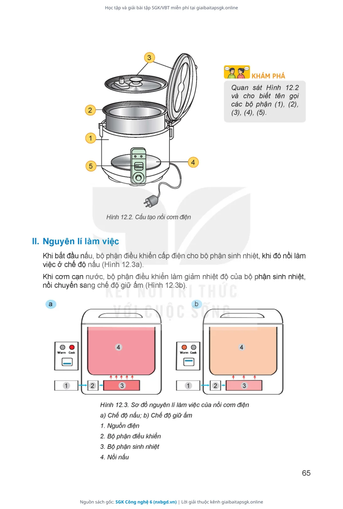 Trang 66 sách giáo khoa SGK Công nghệ 6 thu nhỏ