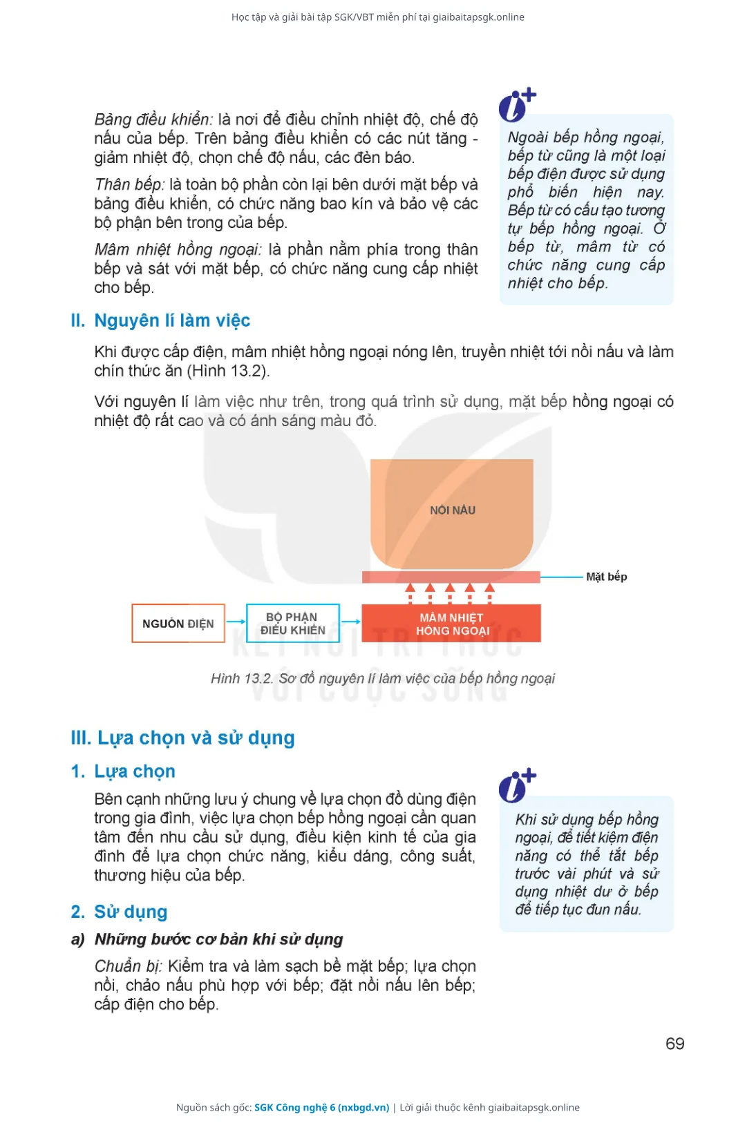 Trang 70 sách giáo khoa SGK Công nghệ 6 thu nhỏ
