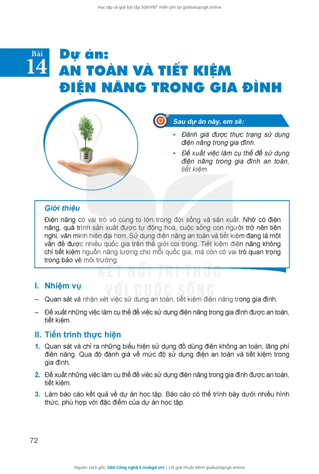 Trang 73 sách giáo khoa SGK Công nghệ 6 thu nhỏ