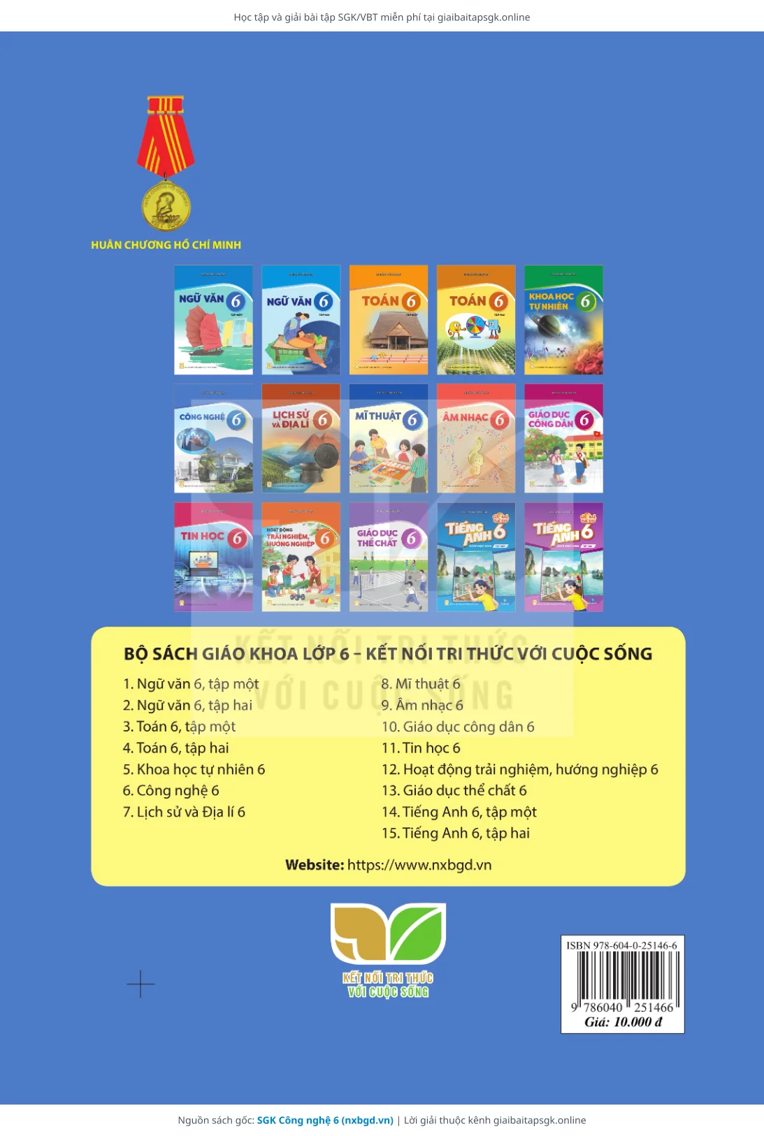 Trang 78 sách giáo khoa SGK Công nghệ 6 thu nhỏ