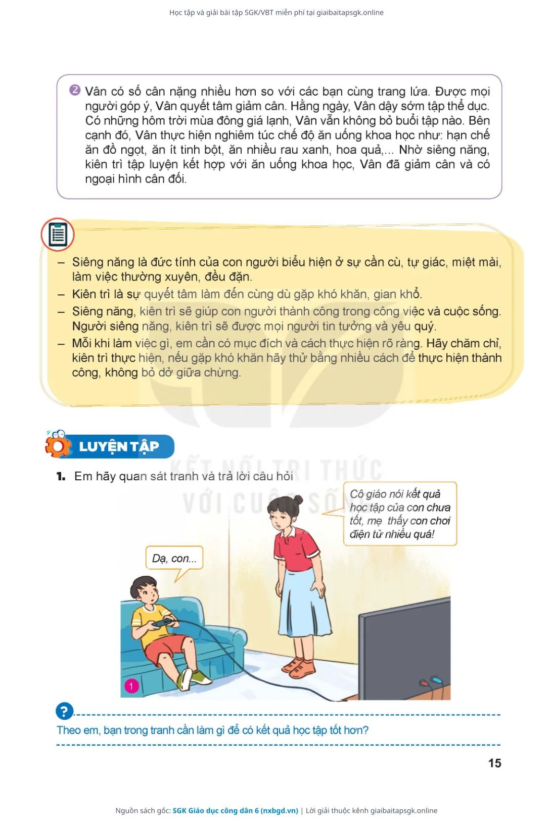 Trang 12 sách giáo khoa SGK Giáo dục công dân 6 bản chuẩn