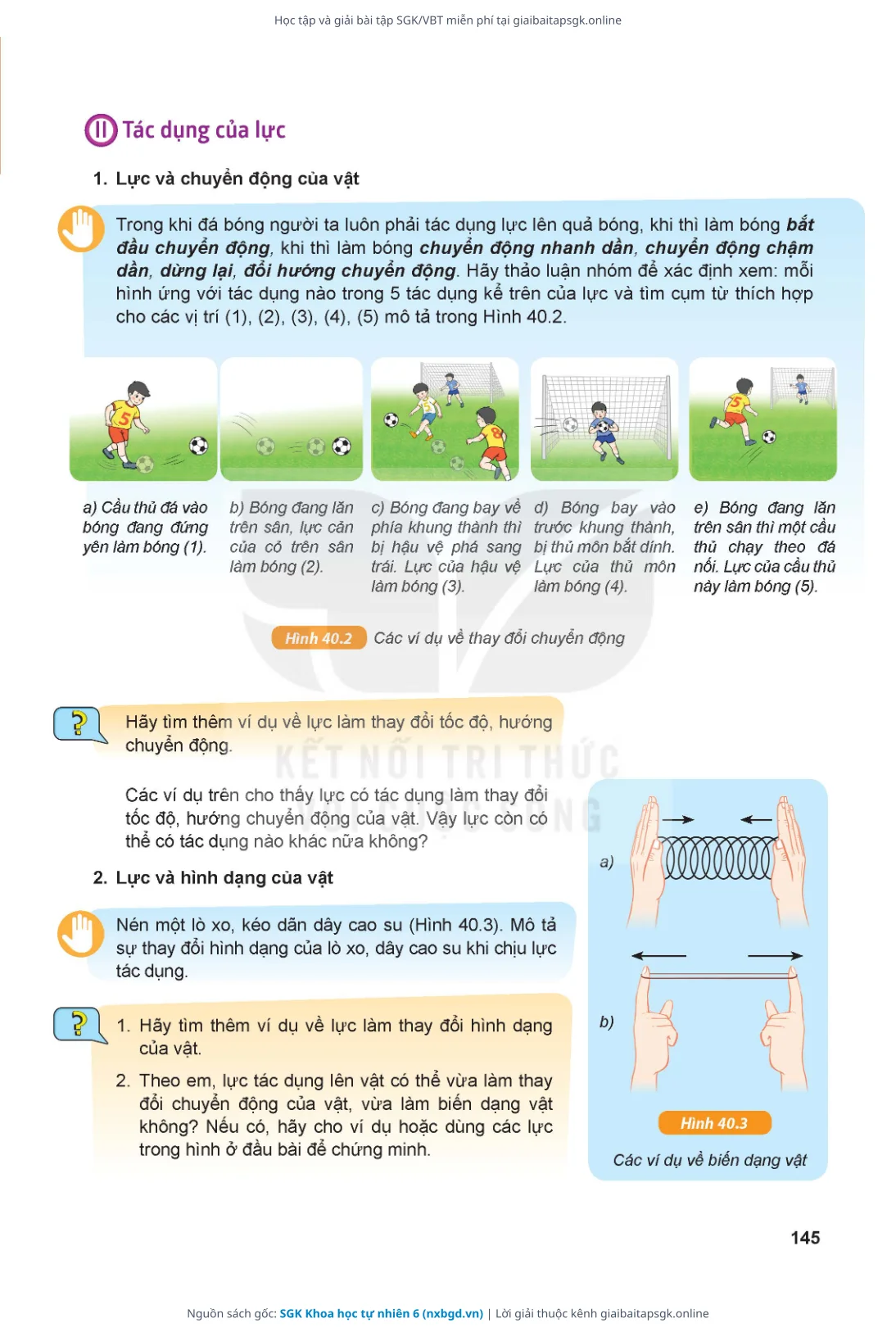 Trang 146 sách giáo khoa SGK Khoa học tự nhiên 6 thu nhỏ