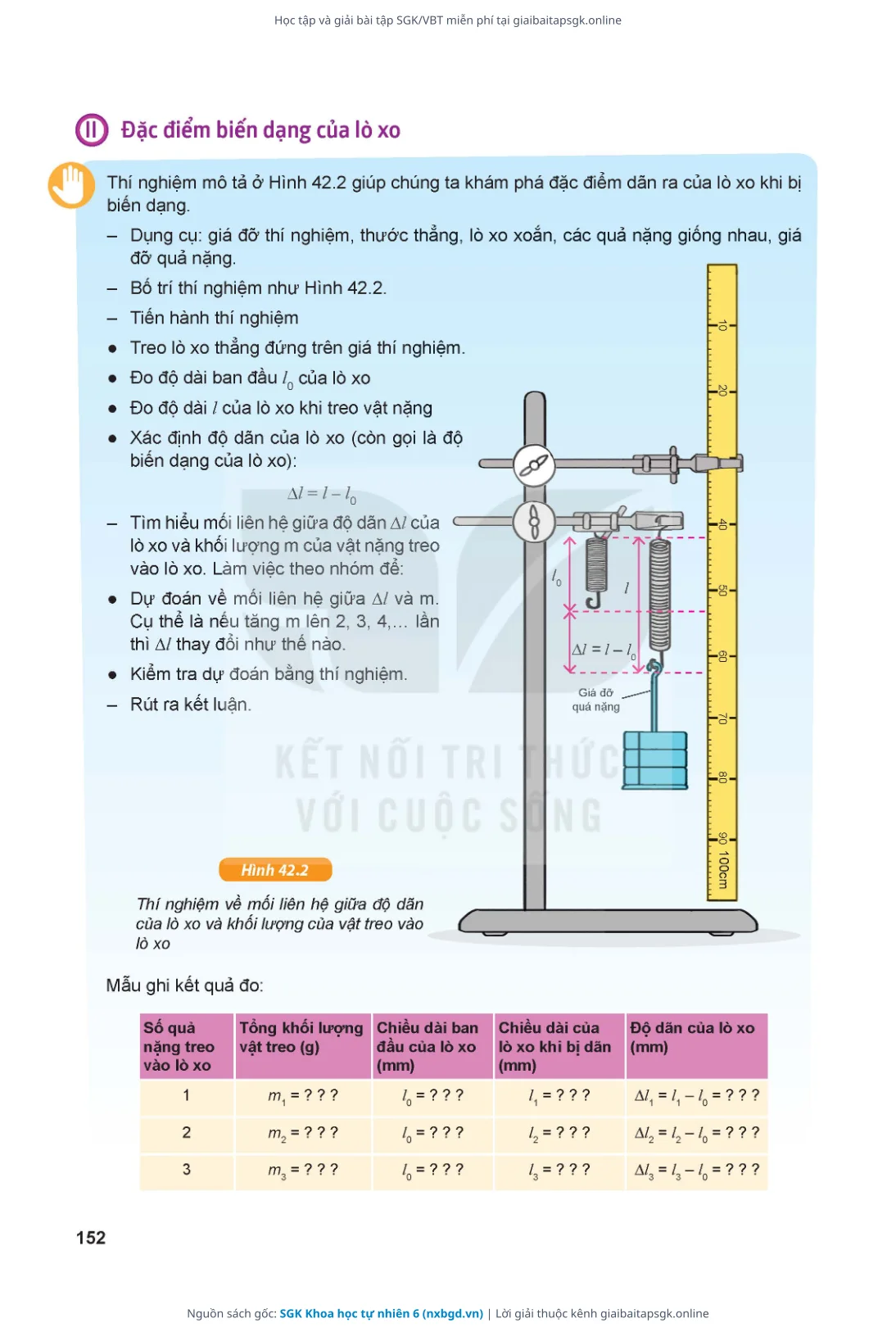 Trang 153 sách giáo khoa SGK Khoa học tự nhiên 6 thu nhỏ