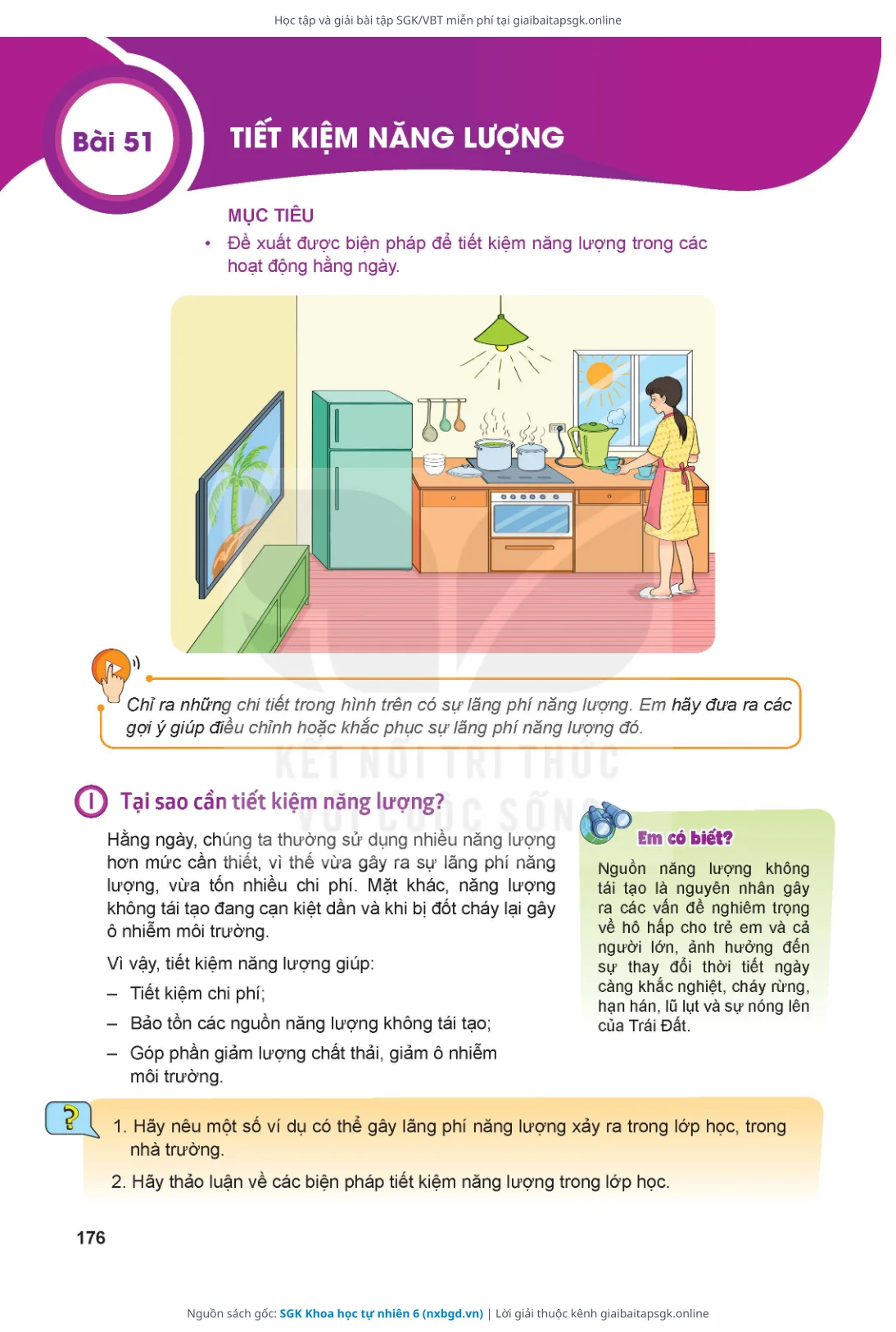 Trang 177 sách giáo khoa SGK Khoa học tự nhiên 6 thu nhỏ