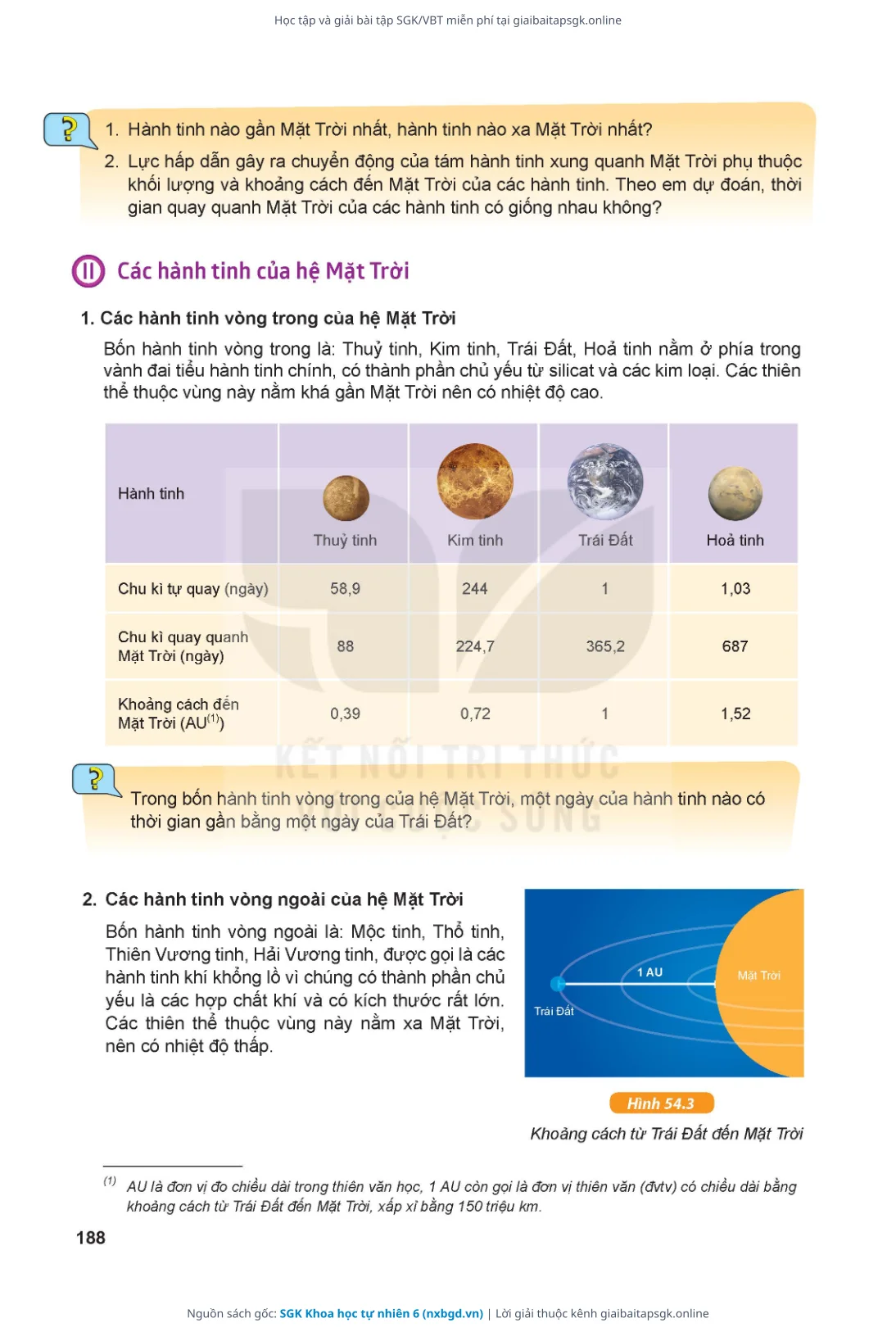 Trang 189 sách giáo khoa SGK Khoa học tự nhiên 6 thu nhỏ