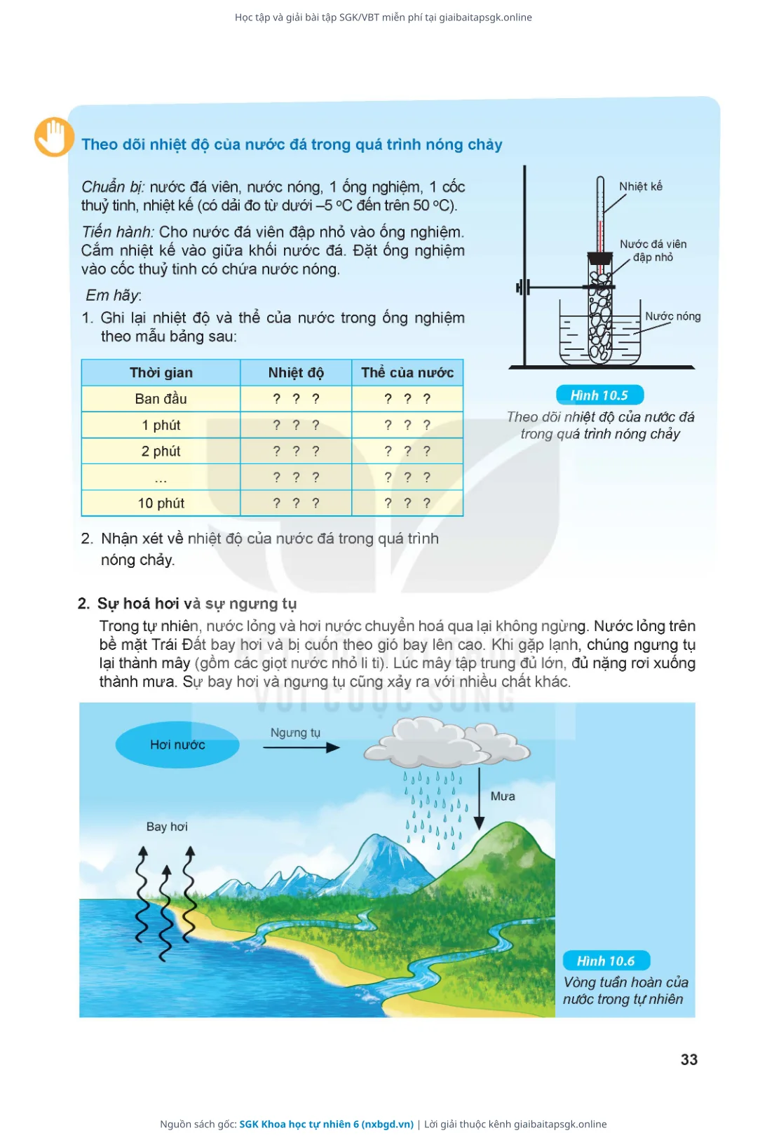 Trang 34 sách giáo khoa SGK Khoa học tự nhiên 6 thu nhỏ