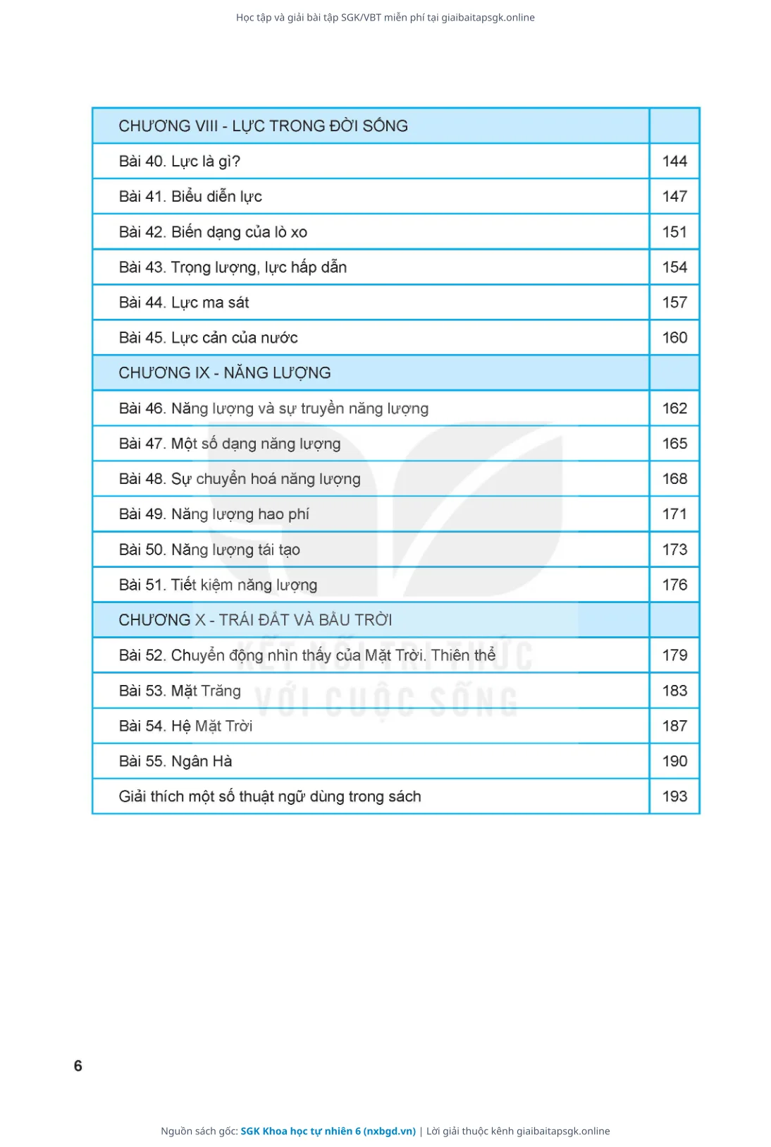 Trang 7 sách giáo khoa SGK Khoa học tự nhiên 6 thu nhỏ