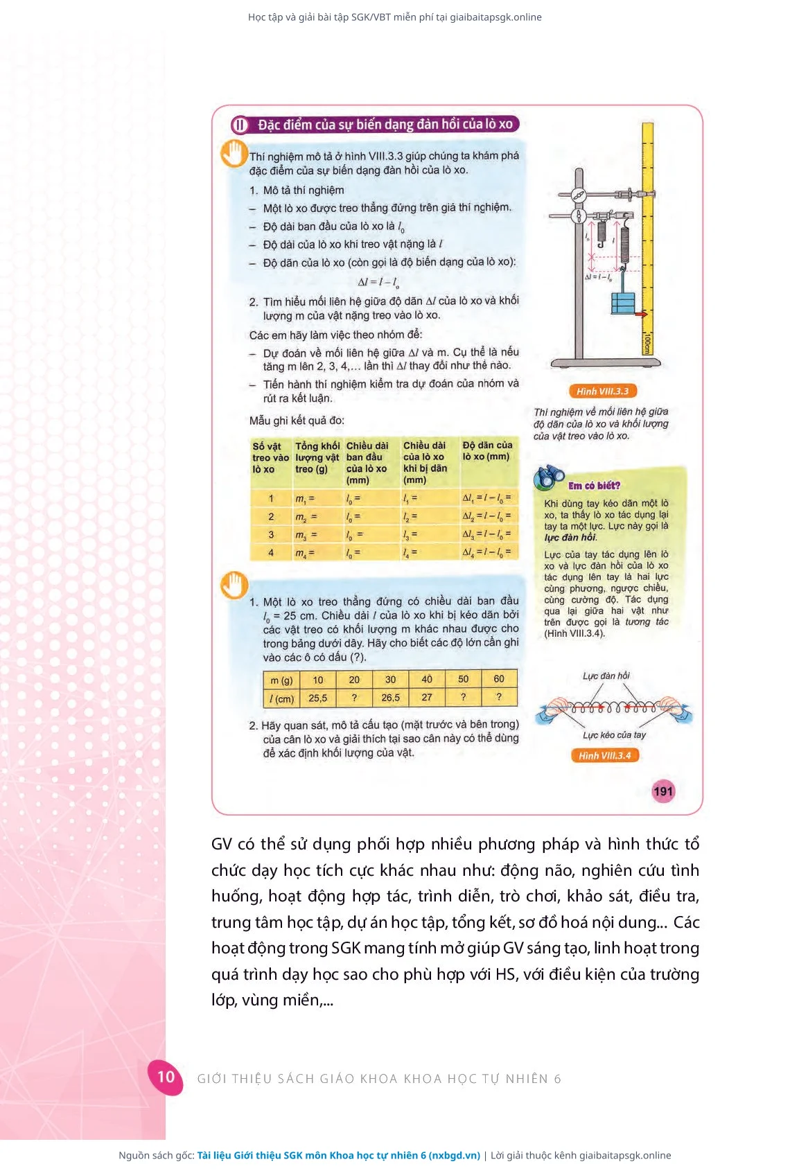 Trang 11 sách giáo khoa Tài liệu Giới thiệu SGK môn Khoa học tự nhiên 6 thu nhỏ