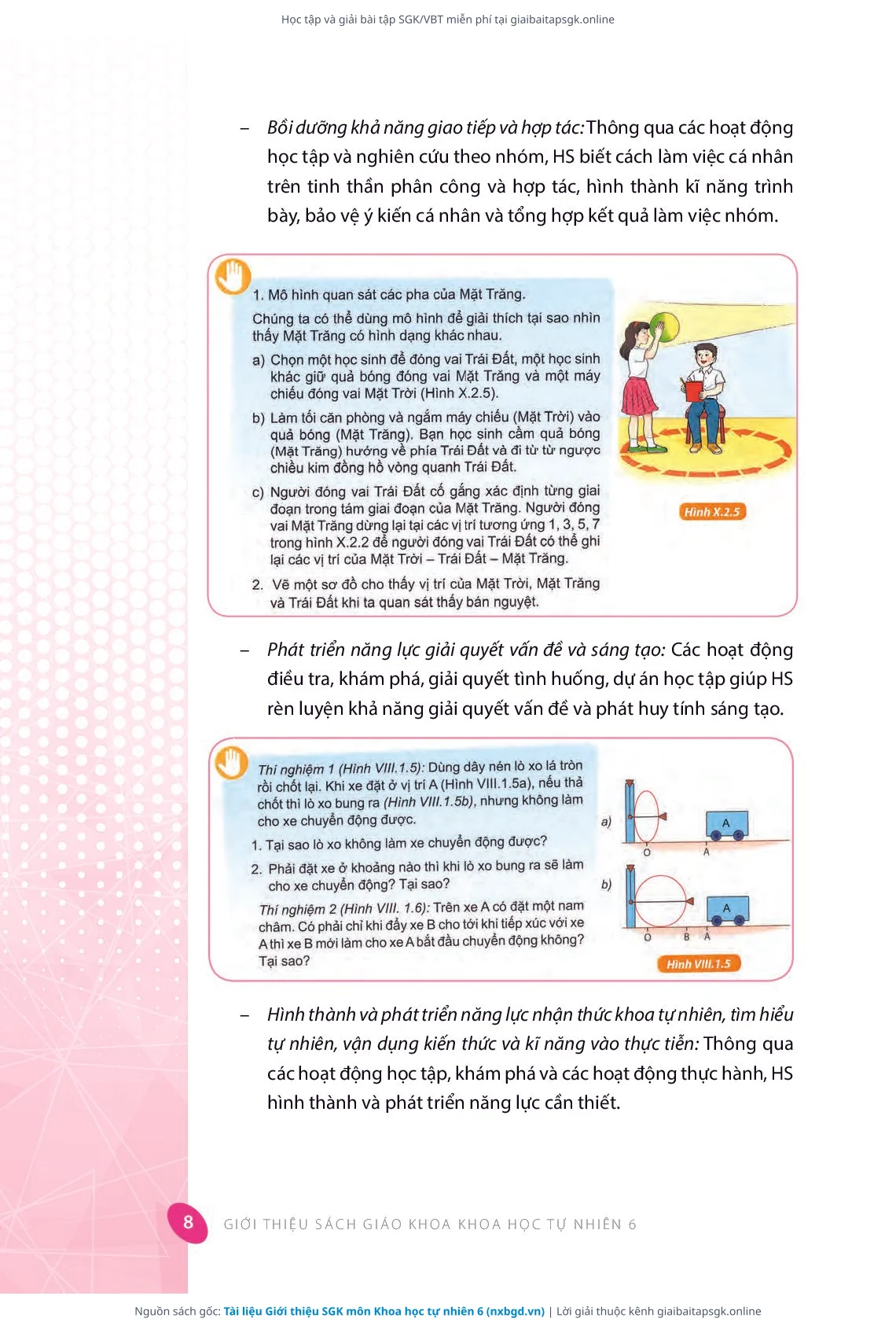 Trang 9 sách giáo khoa Tài liệu Giới thiệu SGK môn Khoa học tự nhiên 6 thu nhỏ