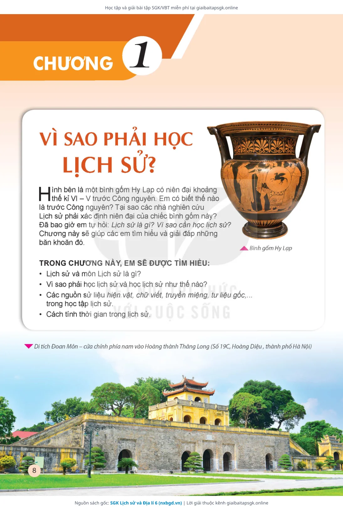 Trang 9 sách giáo khoa SGK Lịch sử và Địa lí 6 bản chuẩn