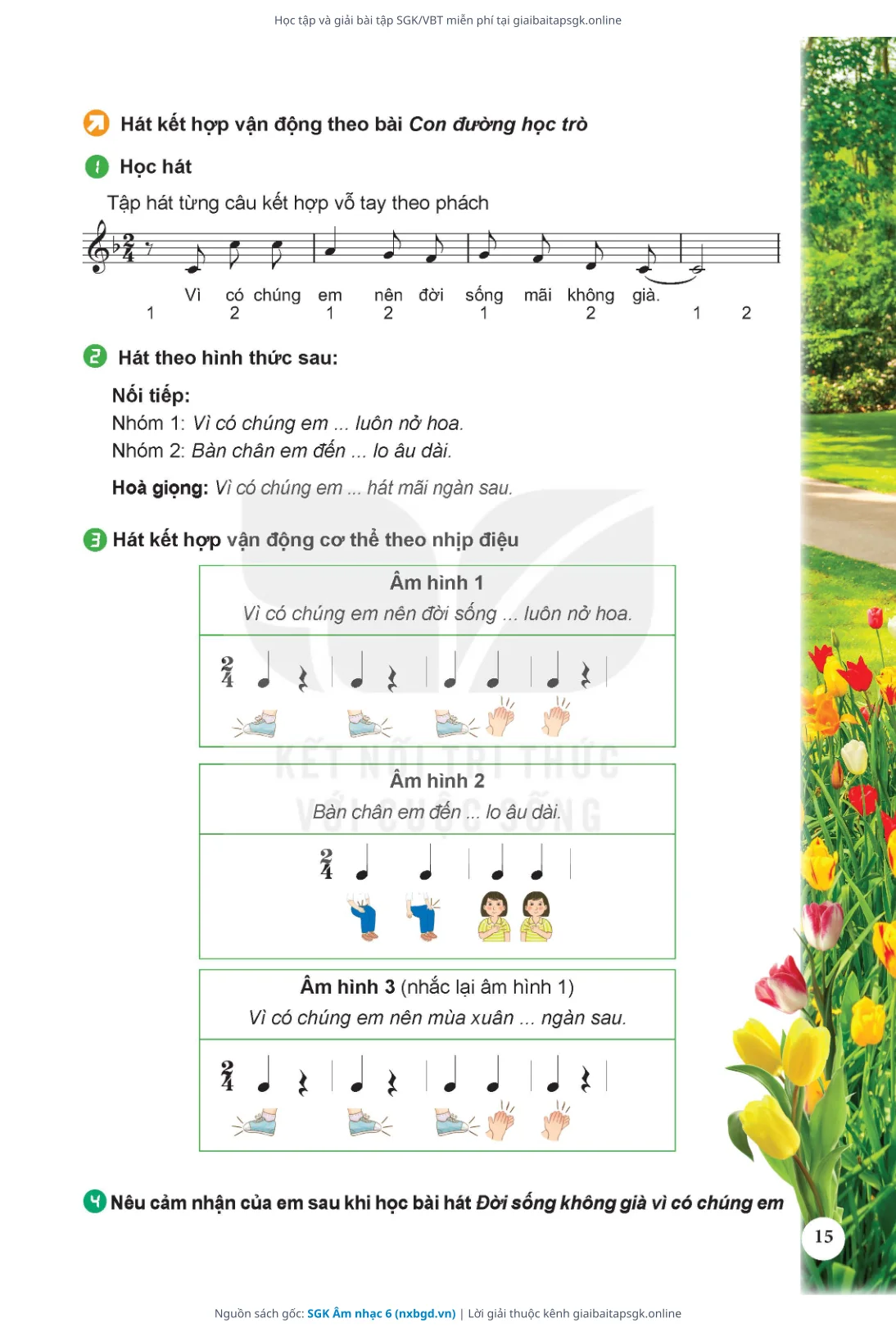 Trang 16 sách giáo khoa SGK Âm nhạc 6 thu nhỏ