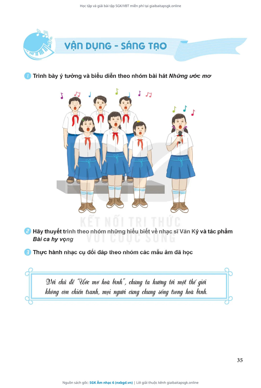 Trang 36 sách giáo khoa SGK Âm nhạc 6 thu nhỏ