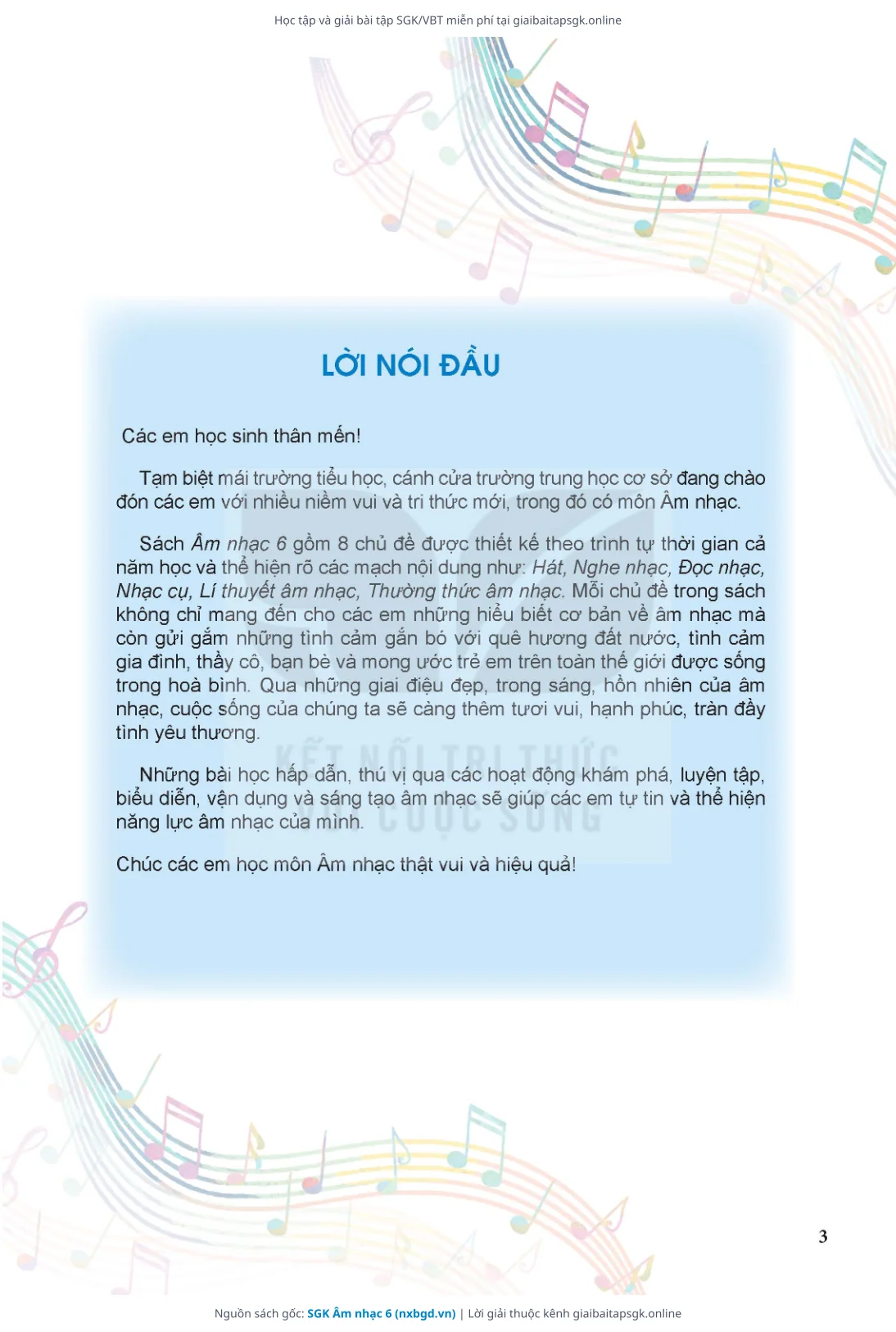 Trang 4 sách giáo khoa SGK Âm nhạc 6 thu nhỏ