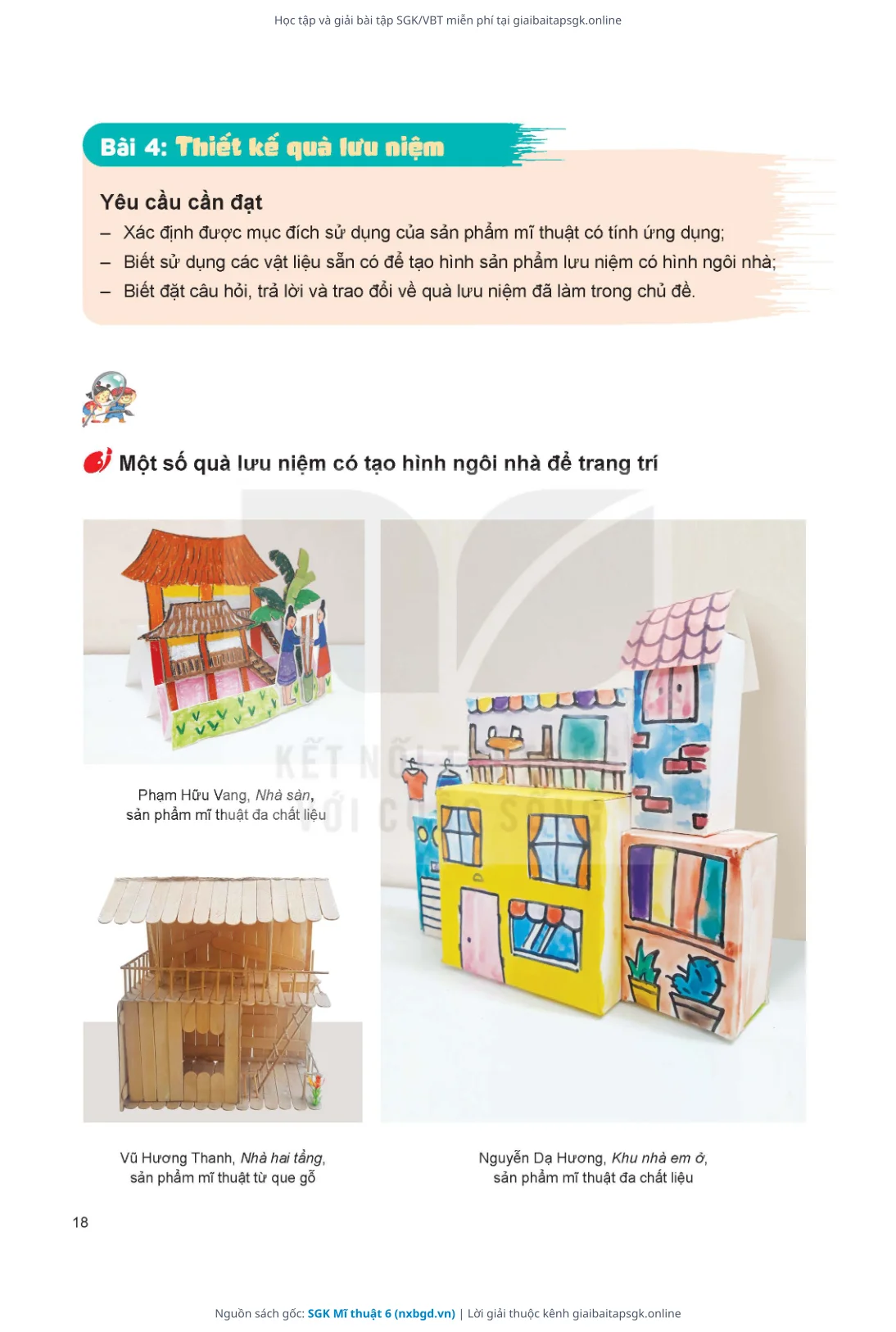 Trang 19 sách giáo khoa SGK Mĩ thuật 6 thu nhỏ