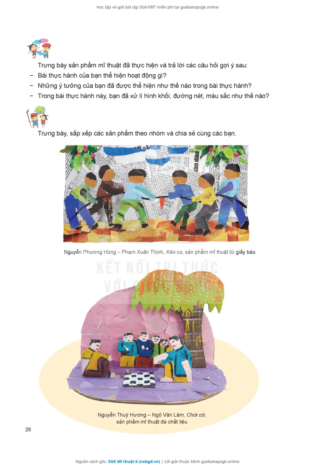 Trang 27 sách giáo khoa SGK Mĩ thuật 6 thu nhỏ