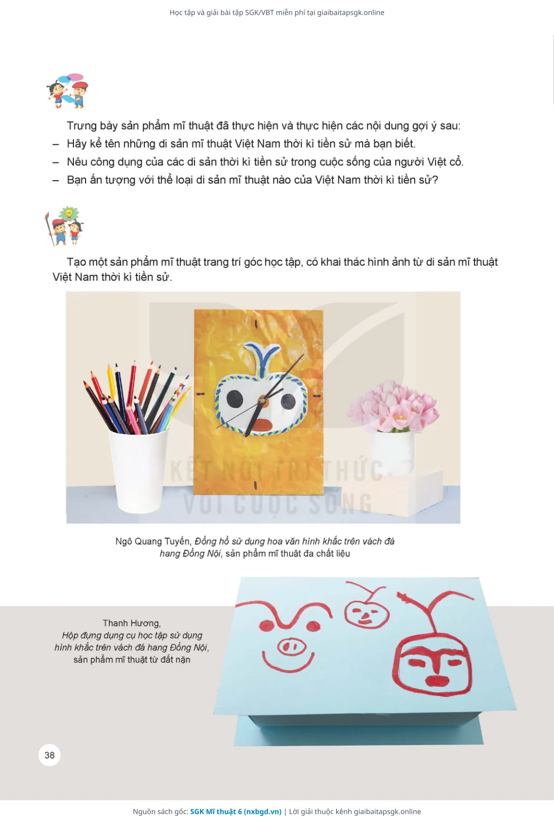 Trang 39 sách giáo khoa SGK Mĩ thuật 6 thu nhỏ