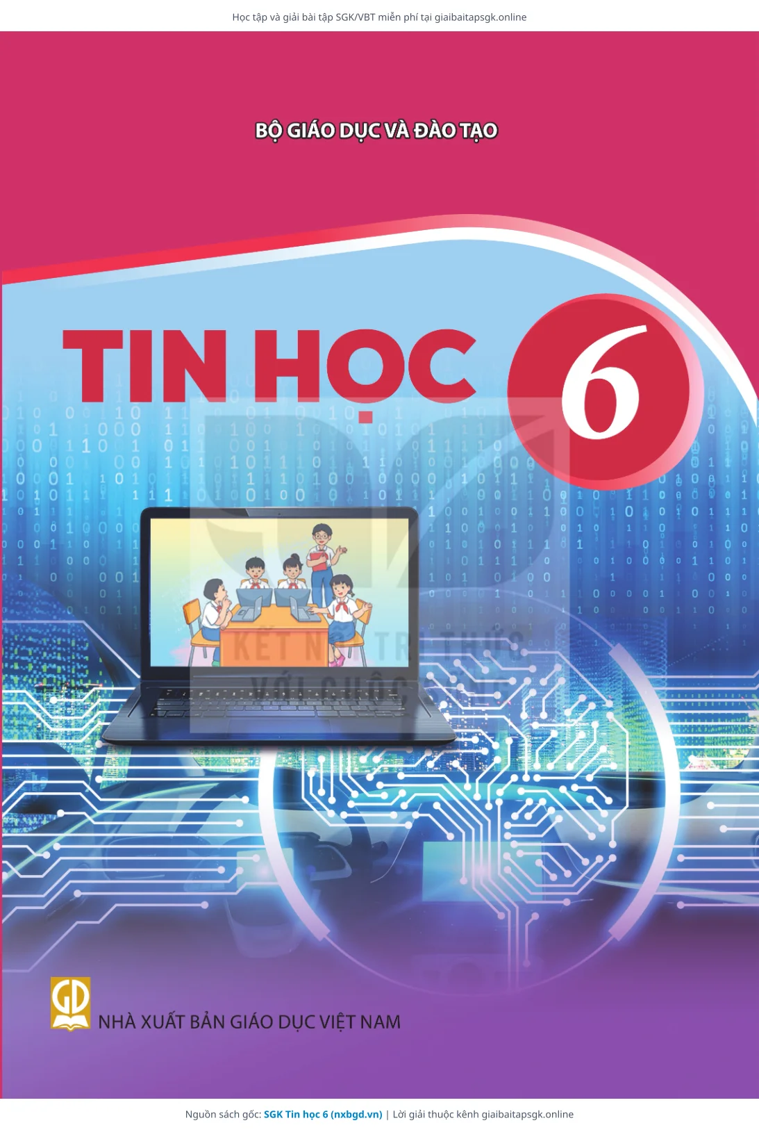 Trang 1 sách giáo khoa SGK Tin học 6 bản chuẩn