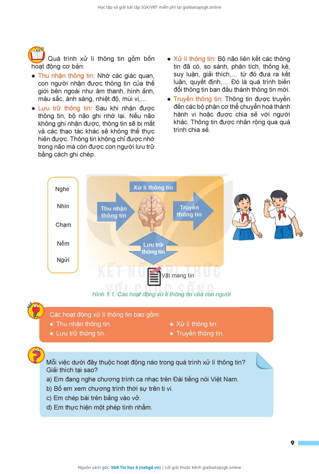 Trang 10 sách giáo khoa SGK Tin học 6 thu nhỏ