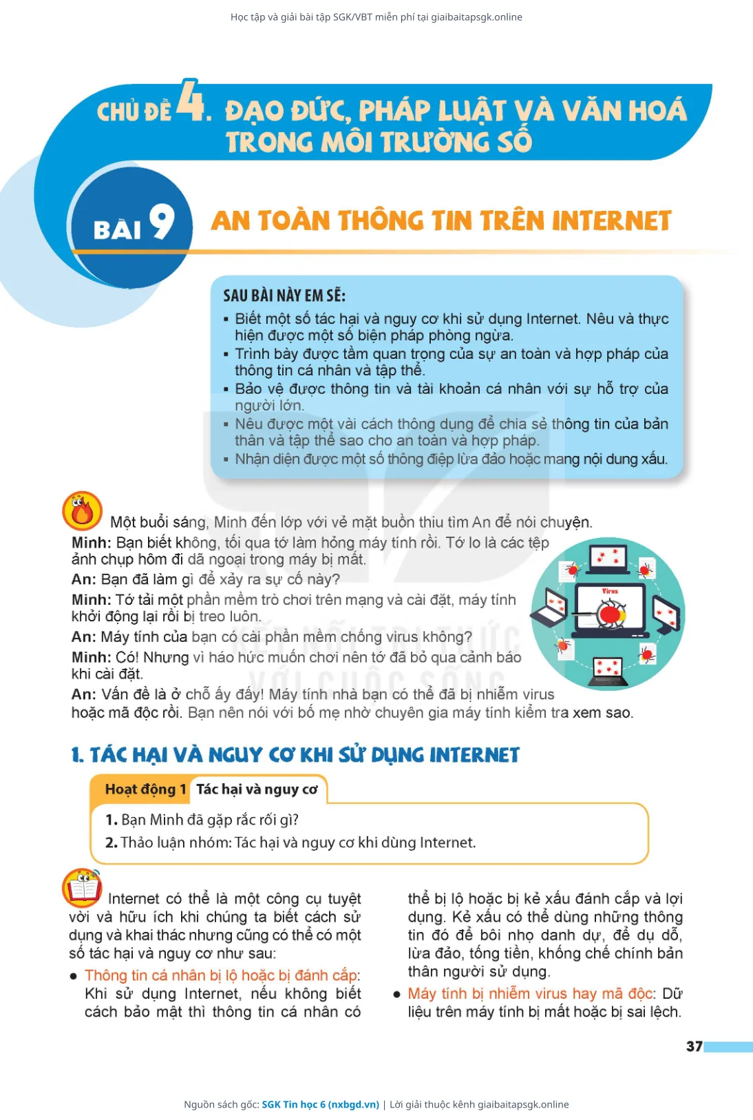Trang 38 sách giáo khoa SGK Tin học 6 thu nhỏ