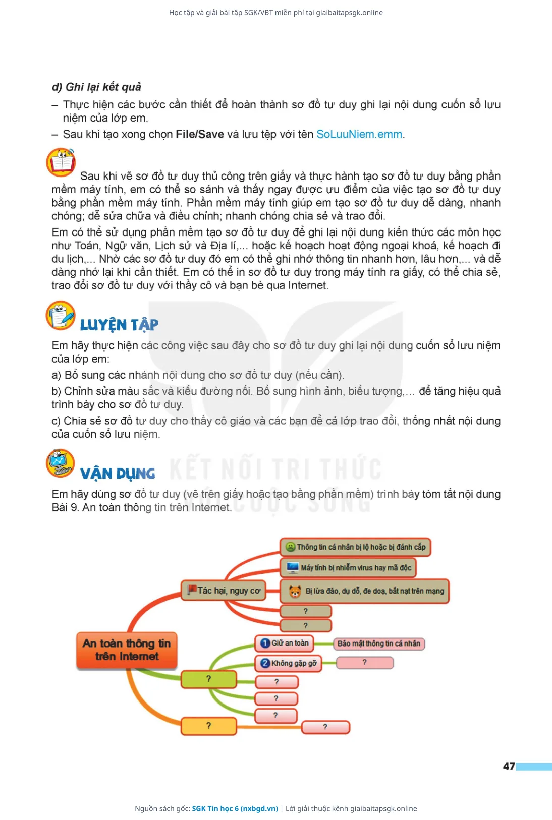 Trang 48 sách giáo khoa SGK Tin học 6 thu nhỏ