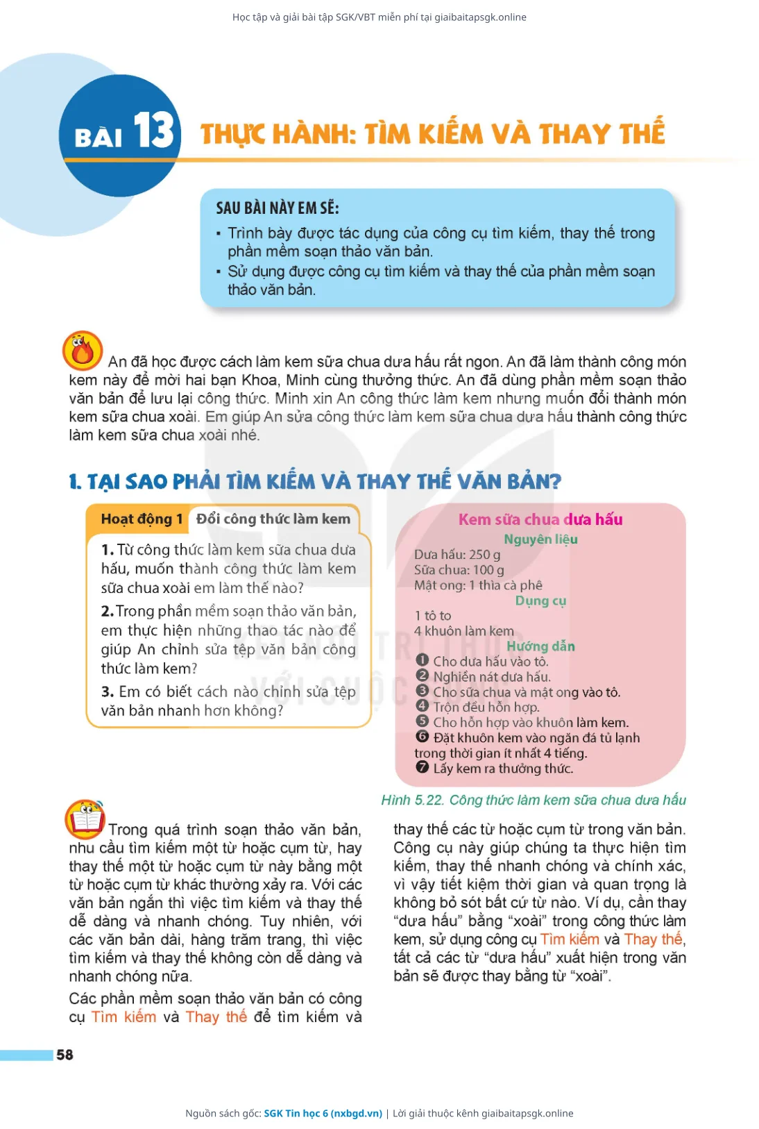 Trang 59 sách giáo khoa SGK Tin học 6 thu nhỏ