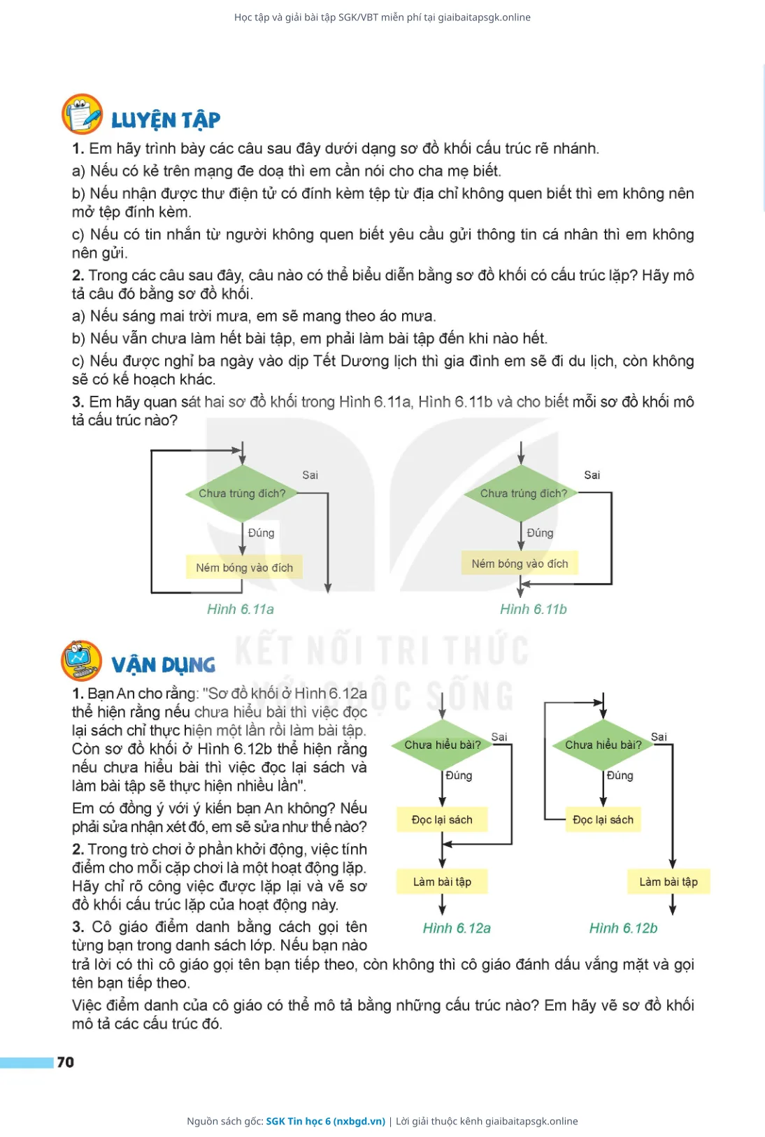 Trang 71 sách giáo khoa SGK Tin học 6 thu nhỏ