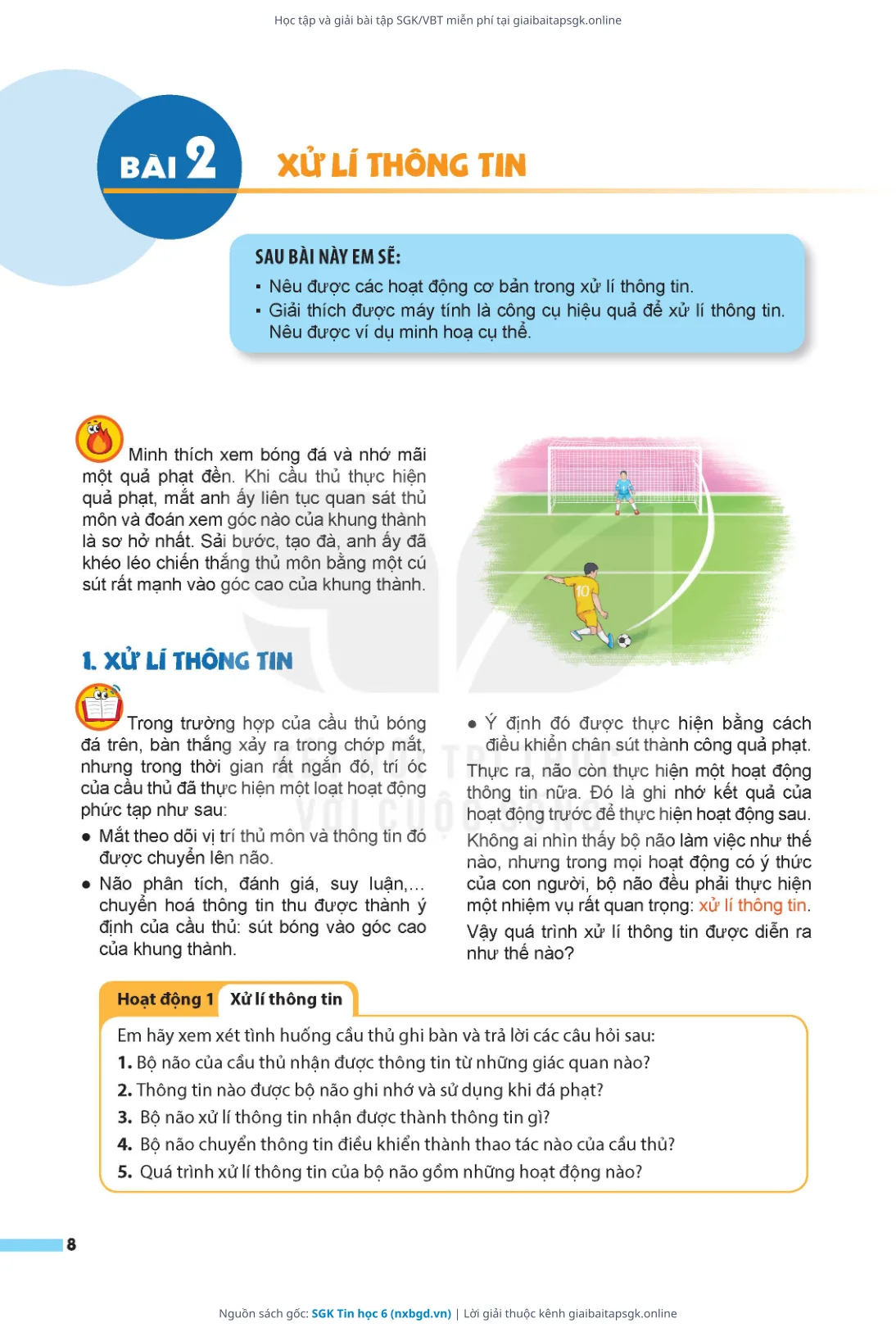 Trang 9 sách giáo khoa SGK Tin học 6 thu nhỏ