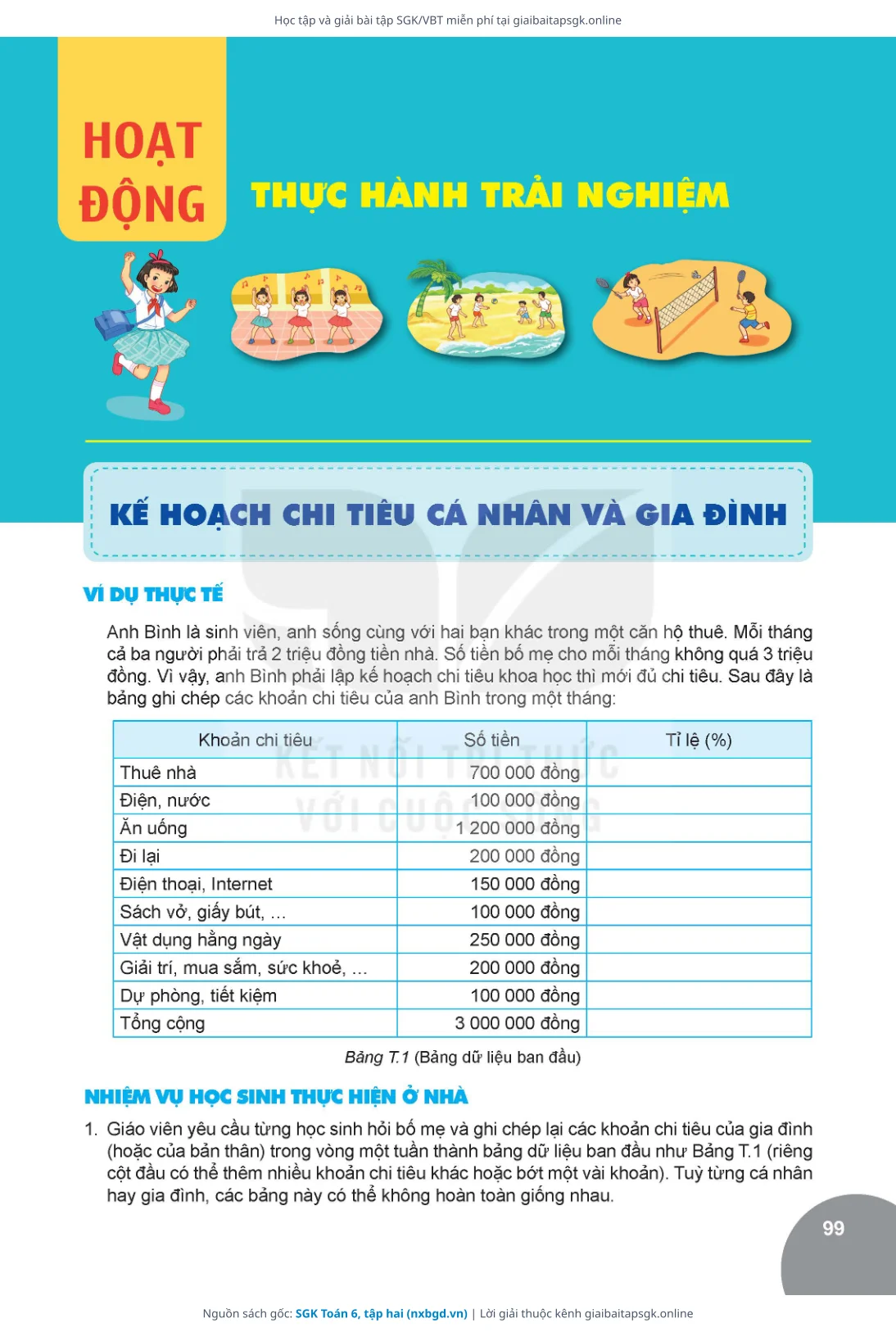 Trang 100 sách giáo khoa SGK Toán 6, tập hai thu nhỏ