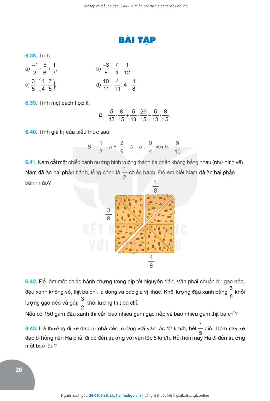 Trang 27 sách giáo khoa SGK Toán 6, tập hai thu nhỏ