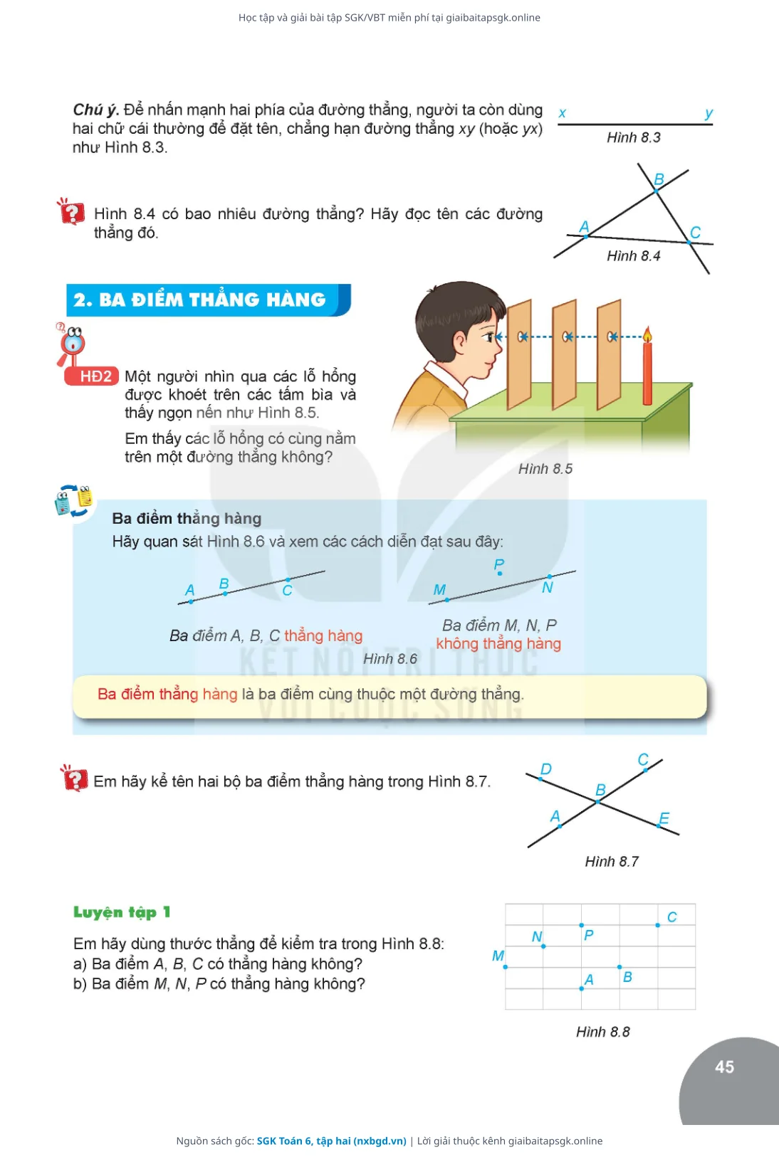 Trang 46 sách giáo khoa SGK Toán 6, tập hai thu nhỏ