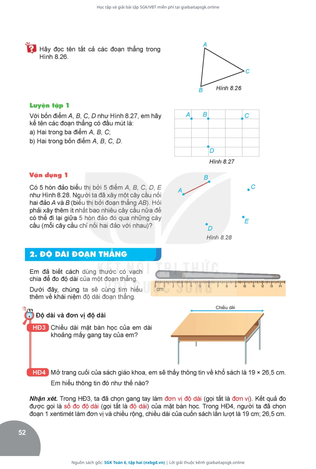 Trang 53 sách giáo khoa SGK Toán 6, tập hai thu nhỏ