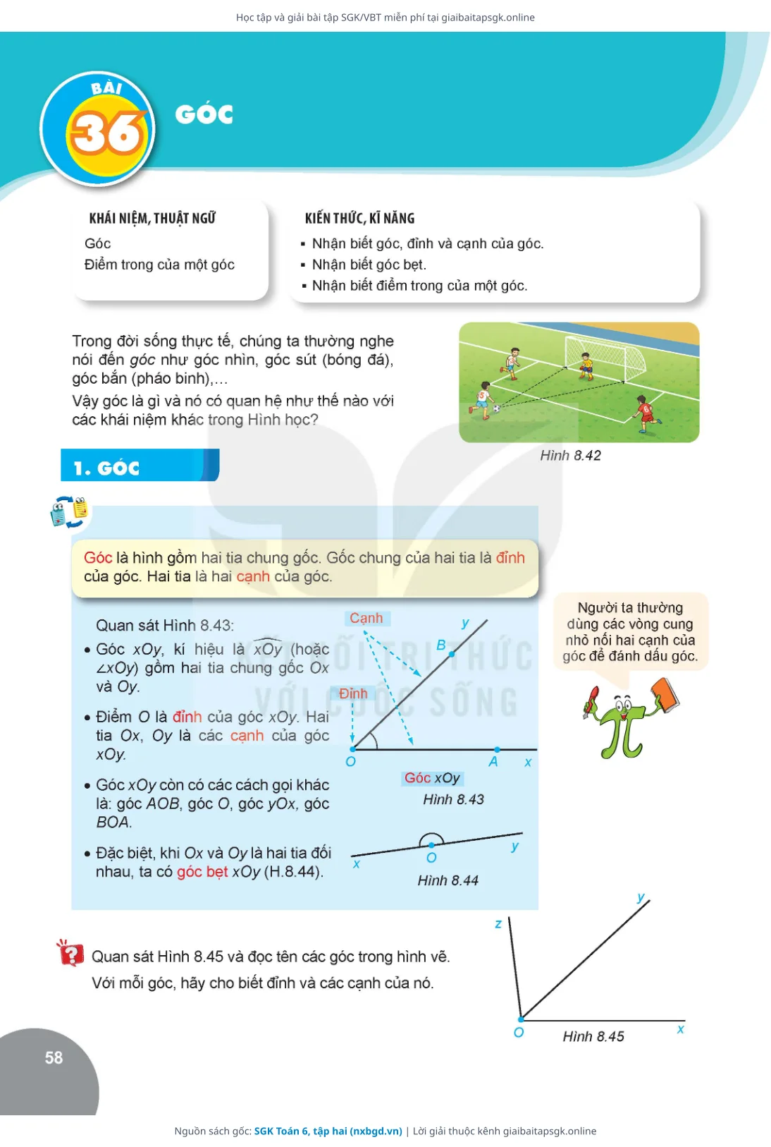 Trang 59 sách giáo khoa SGK Toán 6, tập hai thu nhỏ