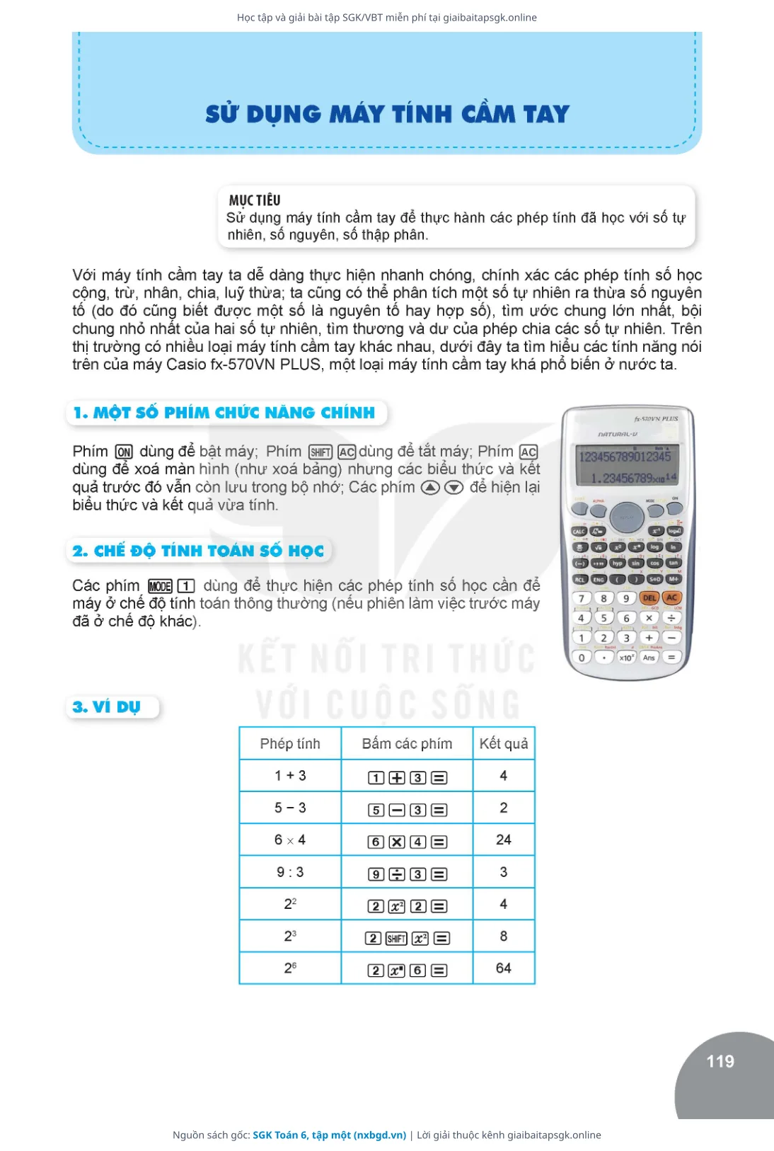Trang 120 sách giáo khoa SGK Toán 6, tập một thu nhỏ