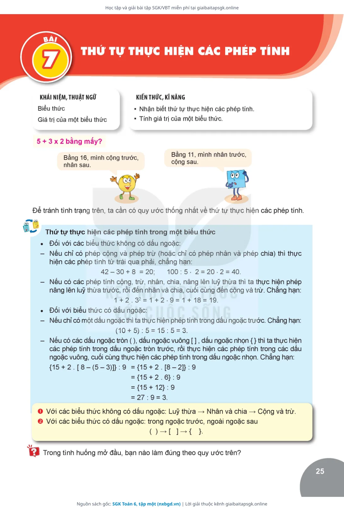 Trang 26 sách giáo khoa SGK Toán 6, tập một thu nhỏ