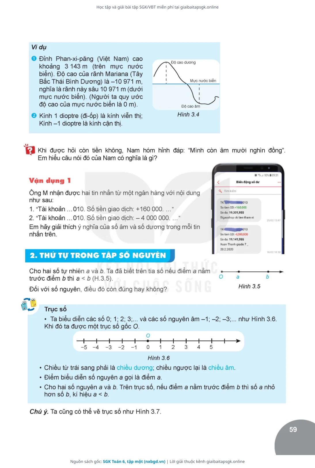 Trang 60 sách giáo khoa SGK Toán 6, tập một thu nhỏ