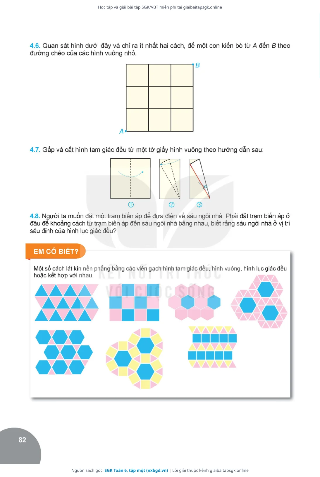 Trang 83 sách giáo khoa SGK Toán 6, tập một thu nhỏ