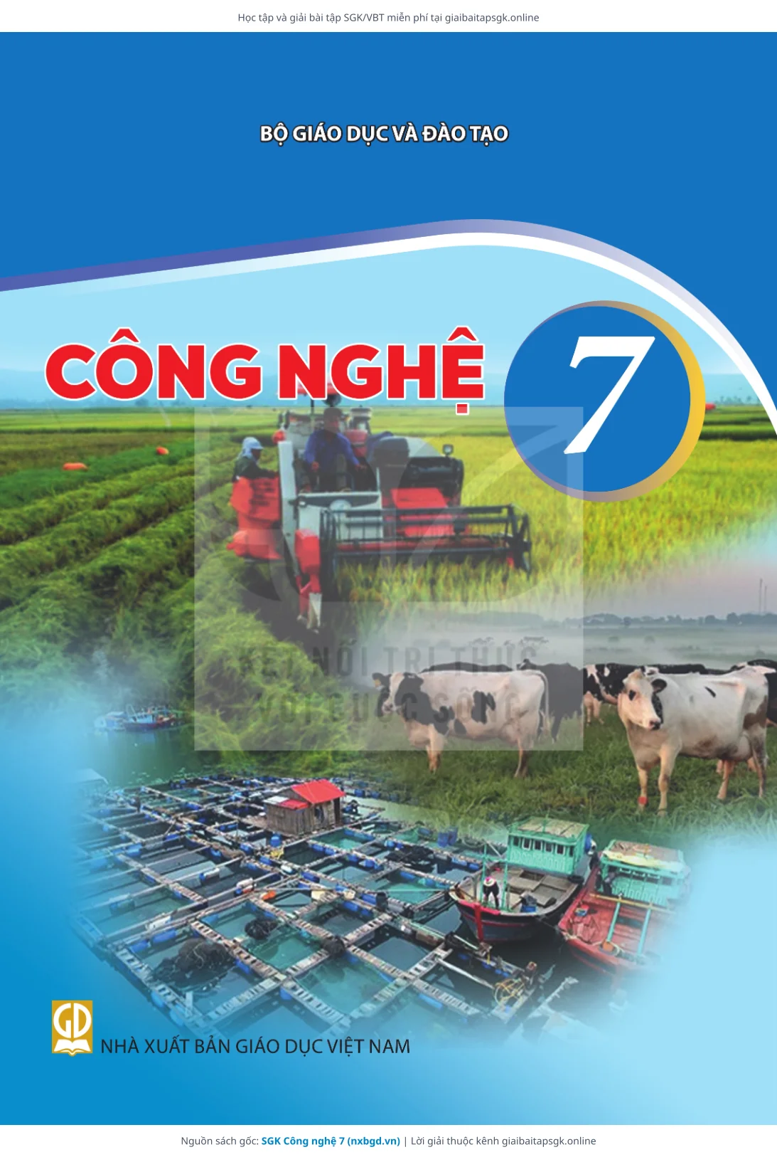 Trang 1 sách giáo khoa SGK Công nghệ 7 bản chuẩn