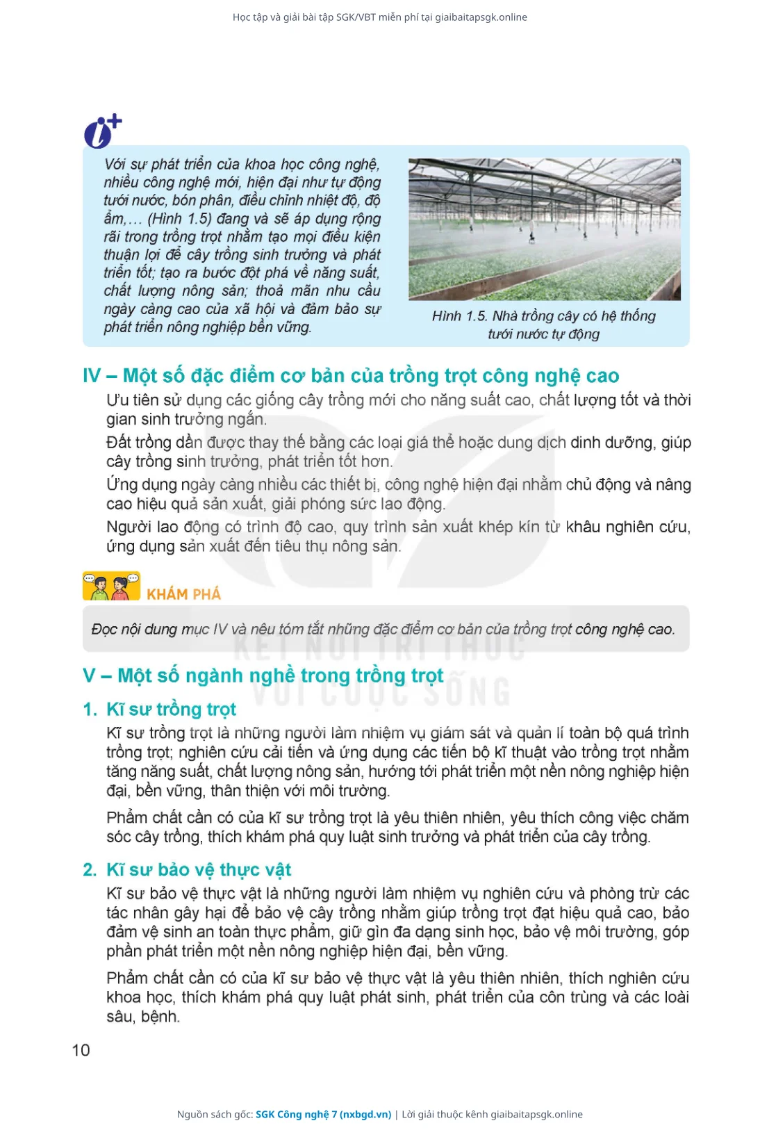 Trang 11 sách giáo khoa SGK Công nghệ 7 thu nhỏ