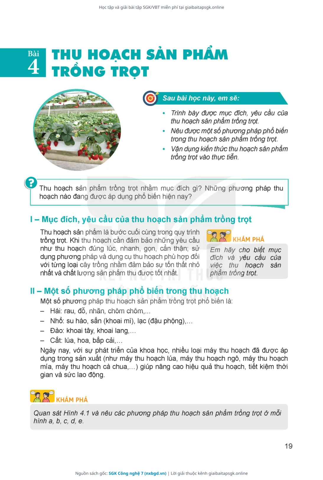 Trang 20 sách giáo khoa SGK Công nghệ 7 thu nhỏ